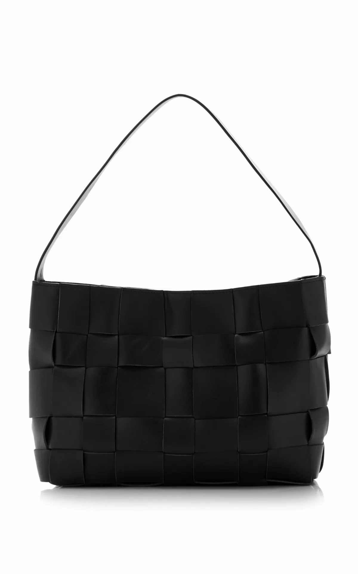 Woven Leather Shoulder Bag by St. Agni