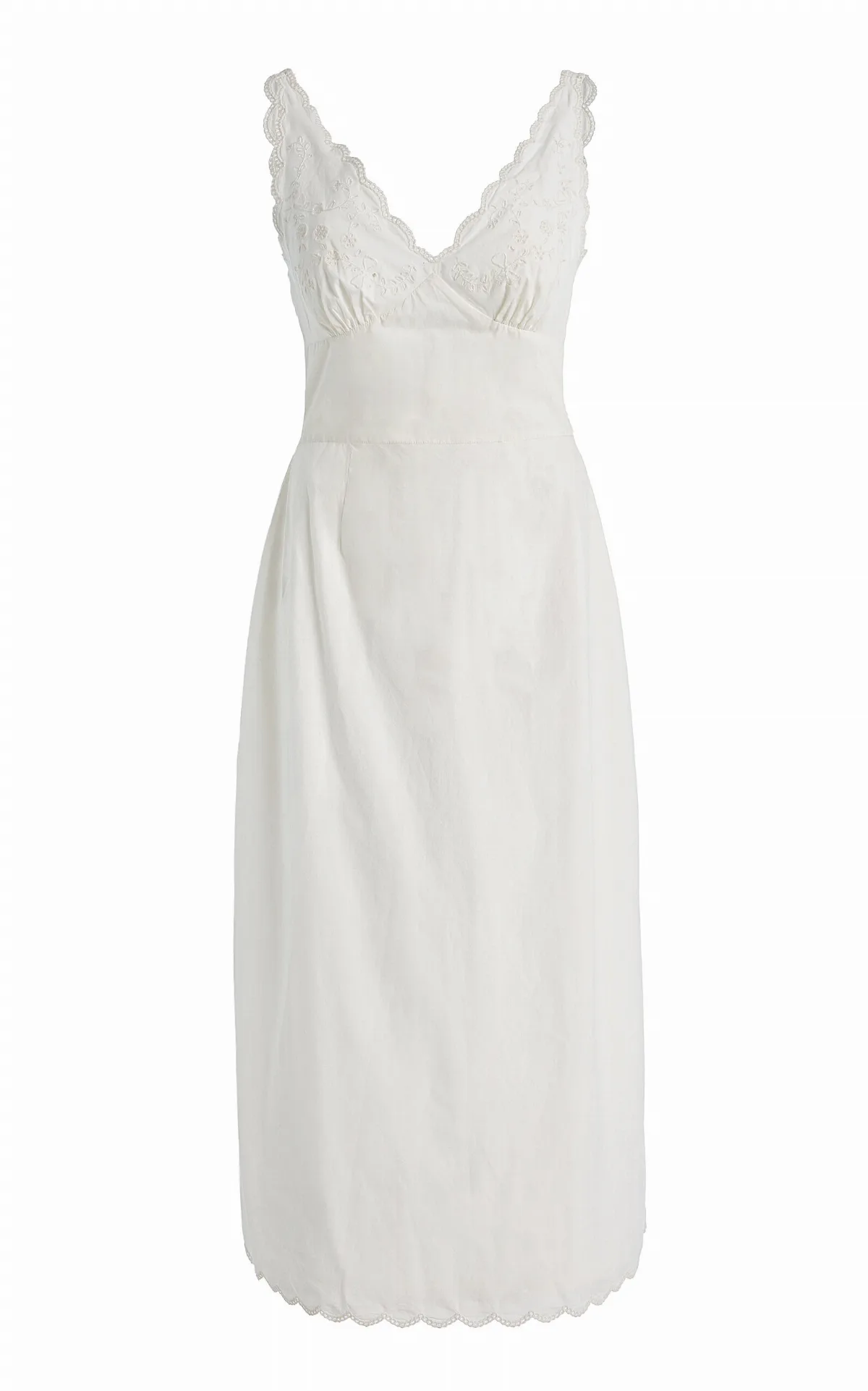 Lois Broderie Anglaise Cotton Midi Dress by Posse