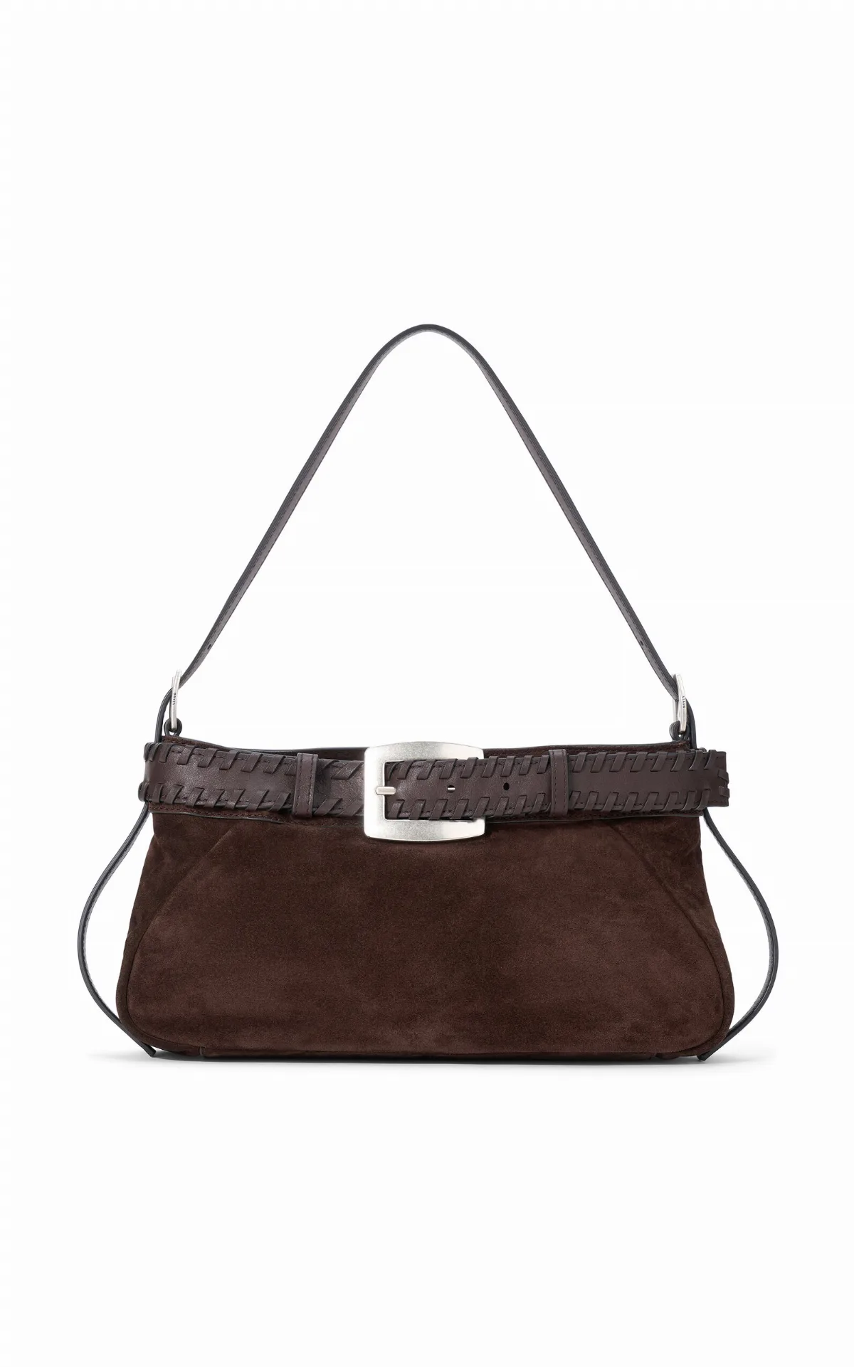Brooklyn Leather Shoulder Bag by STAUD