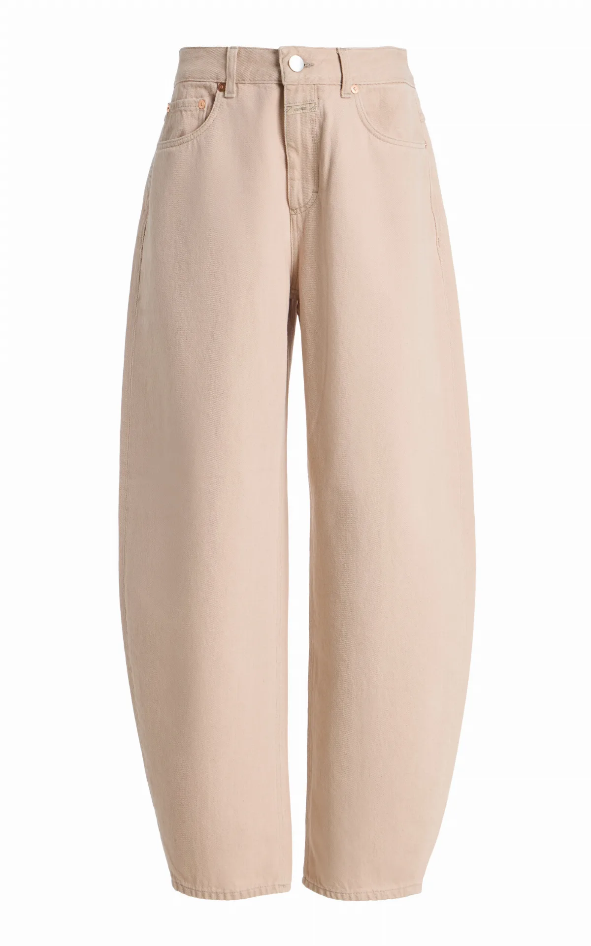 Jazzie Rigid Mid-Rise Cropped Barrel-Leg Jeans by CLOSED