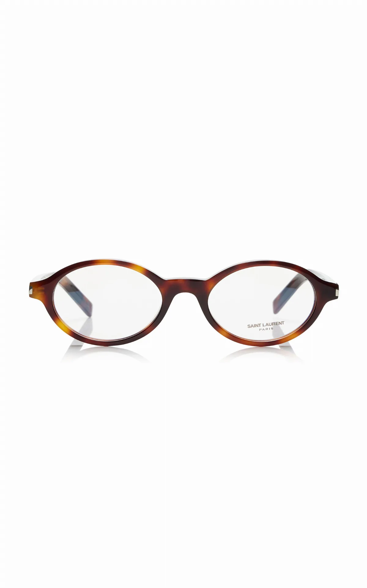Jeanne Oval-Frame Acetate Glasses by Saint Laurent