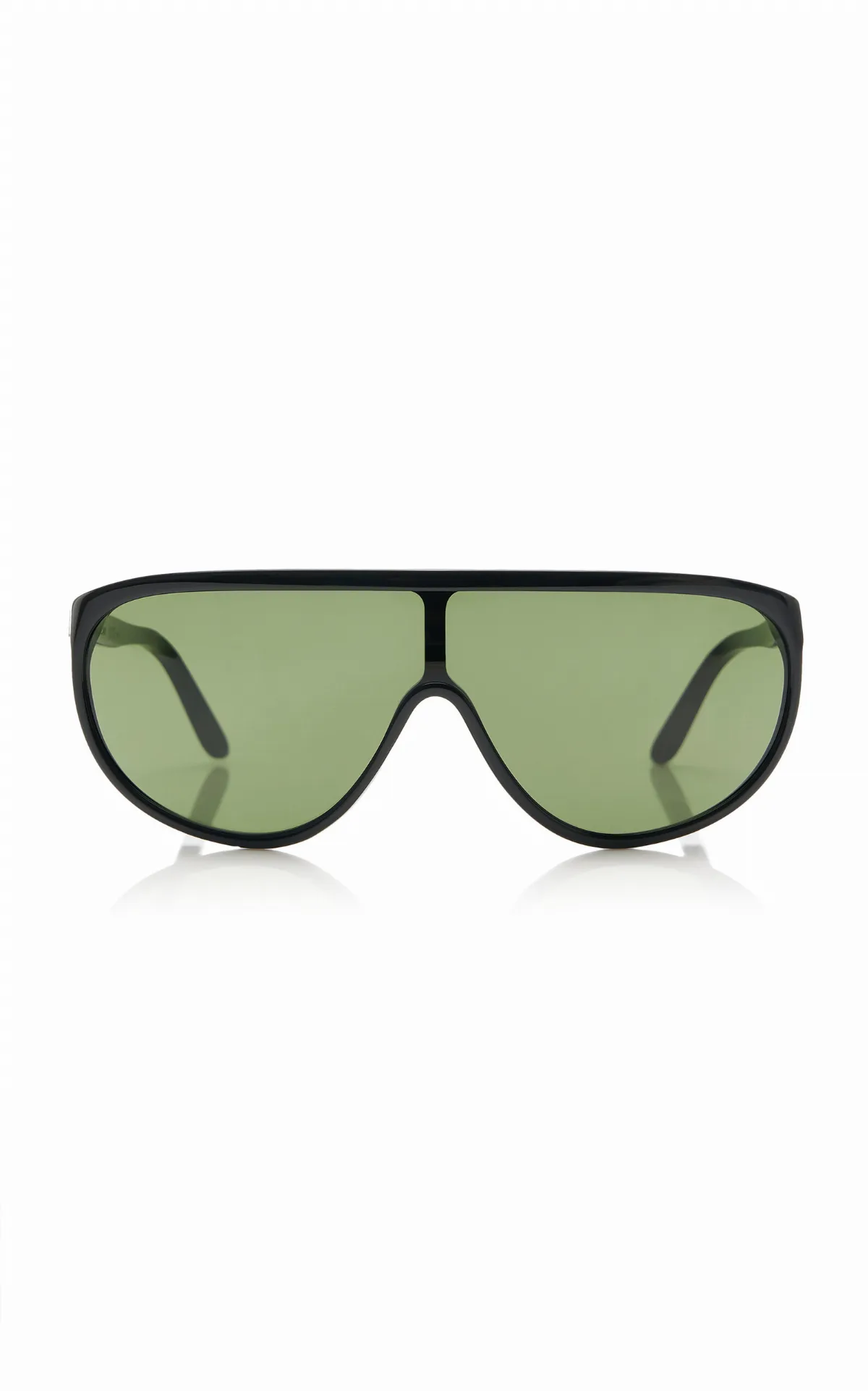 Shield Aviator-Frame Acetate Sunglasses