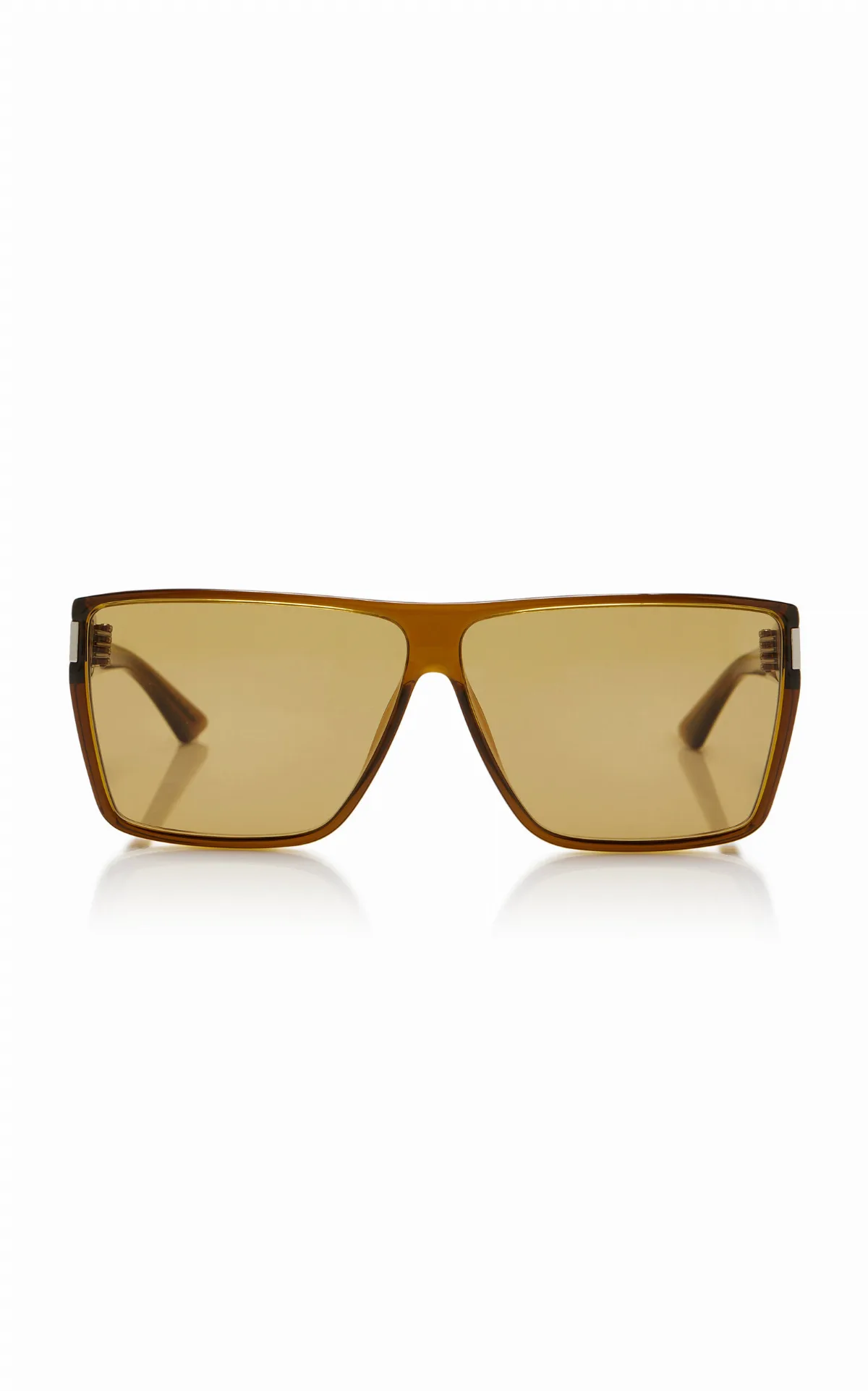 Rectangle-Frame Sunglasses by Saint Laurent