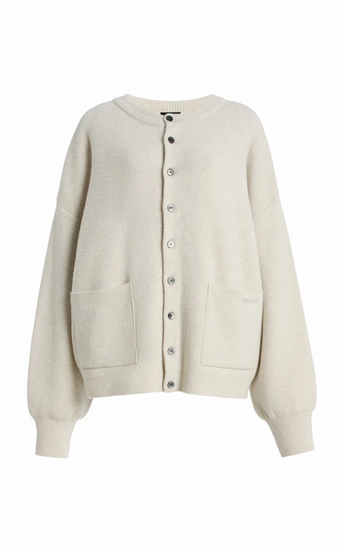Knitted Wool Cardigan by BIRROT