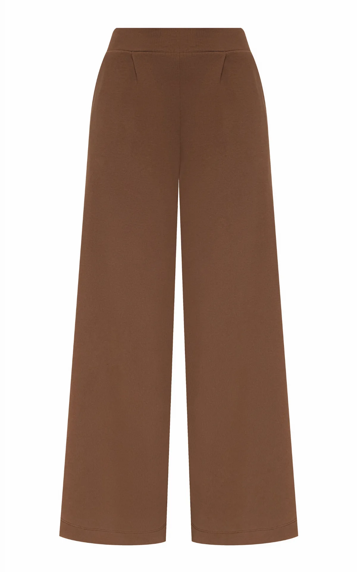 Celebrada Mid-Rise Stretch-Cotton Wide-Leg Pants