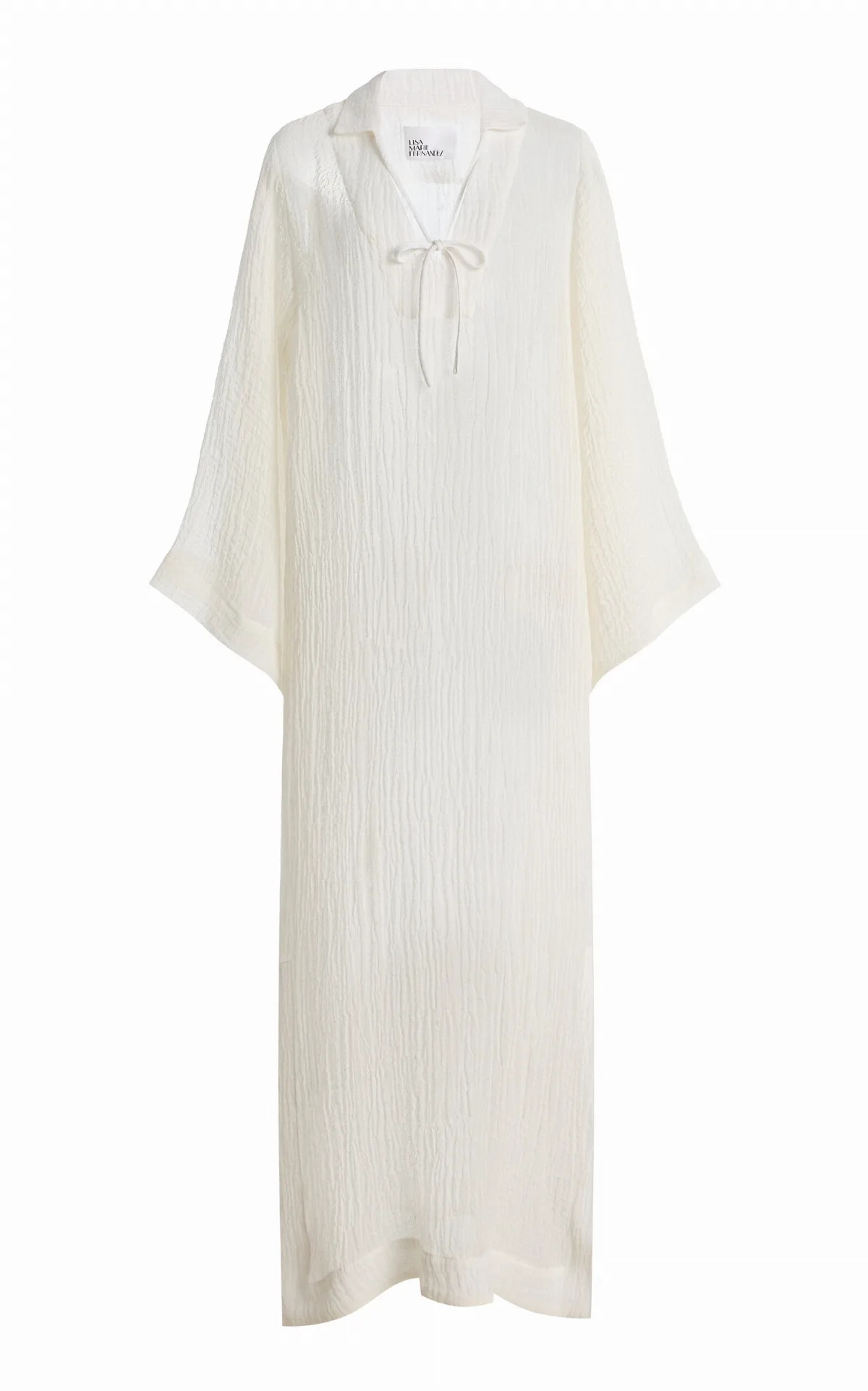Linen-Blend Maxi Tunic Caftan by Lisa Marie Fernandez