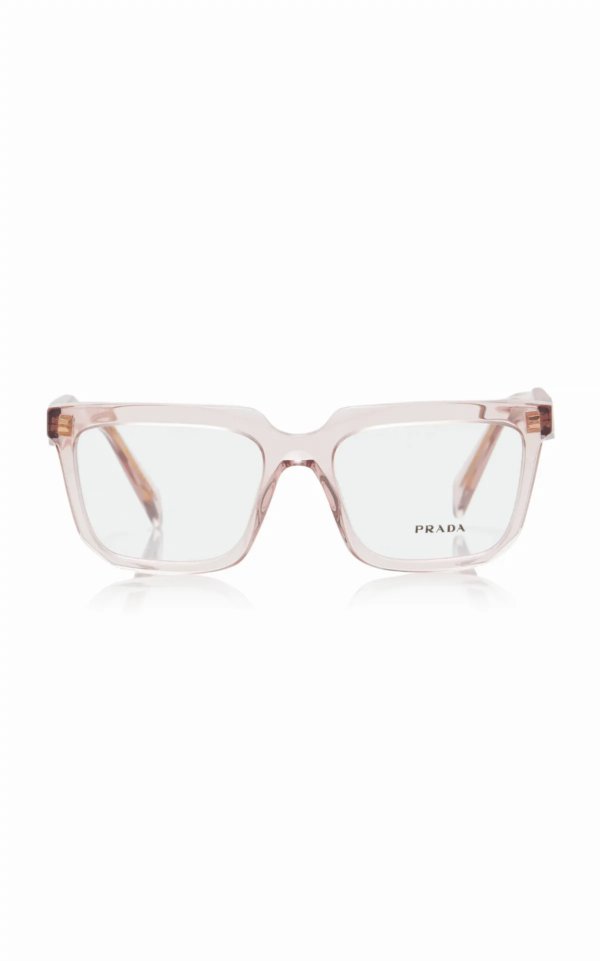 Square-Frame Acetate Glasses by Prada