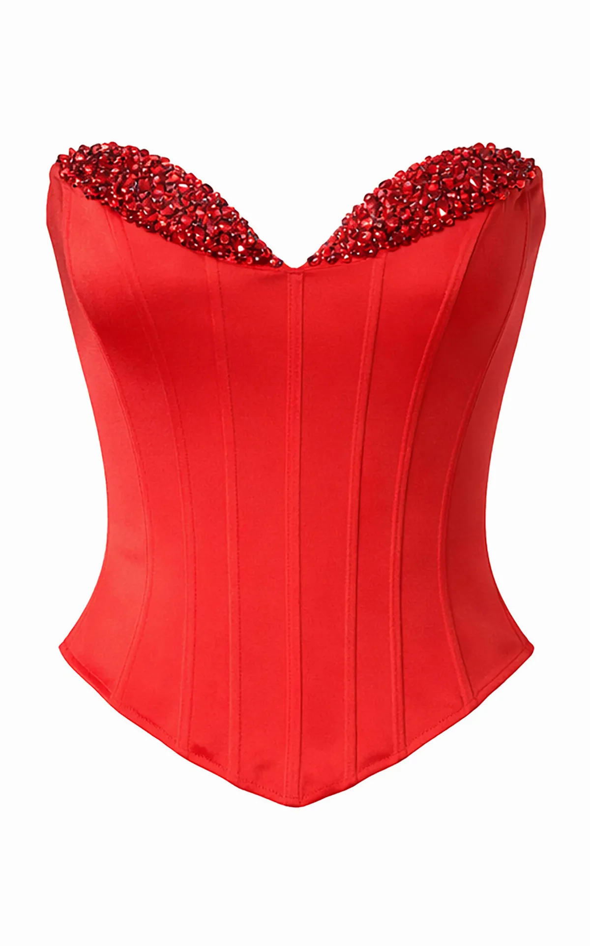 Siren Corset Silk Top by La Fuori