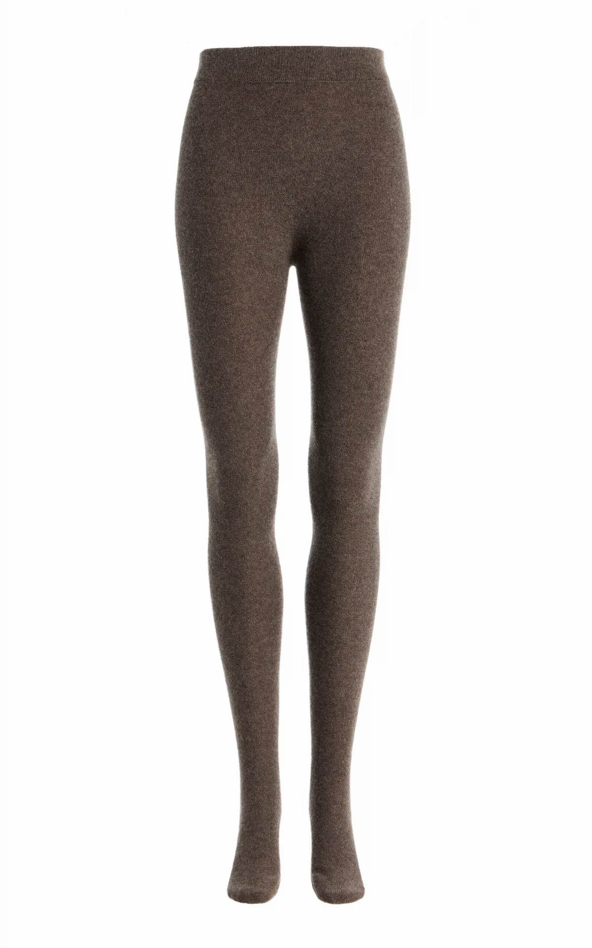 Whit Cashmere-Wool Tights by Nour Hammour