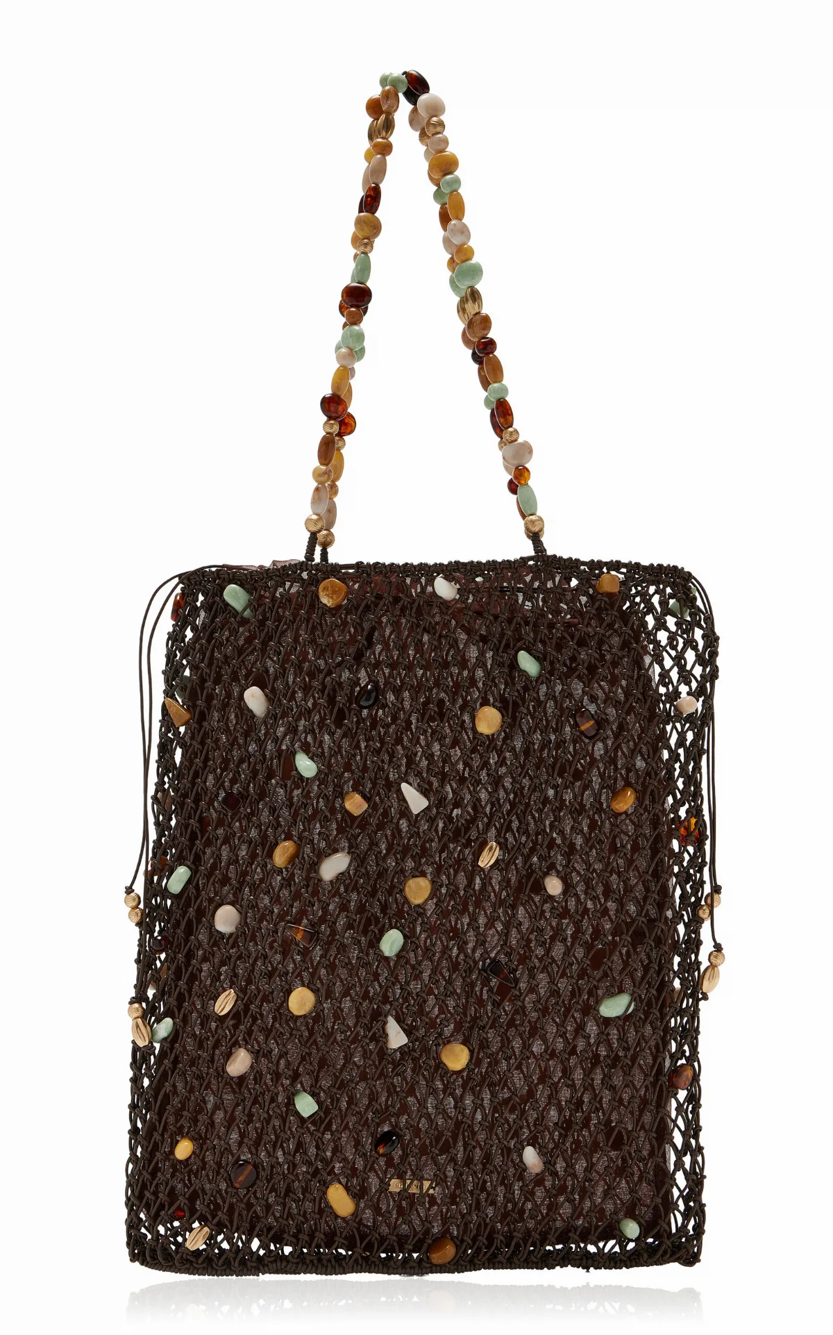 Mercier Embellished Leather Tote by Cult Gaia