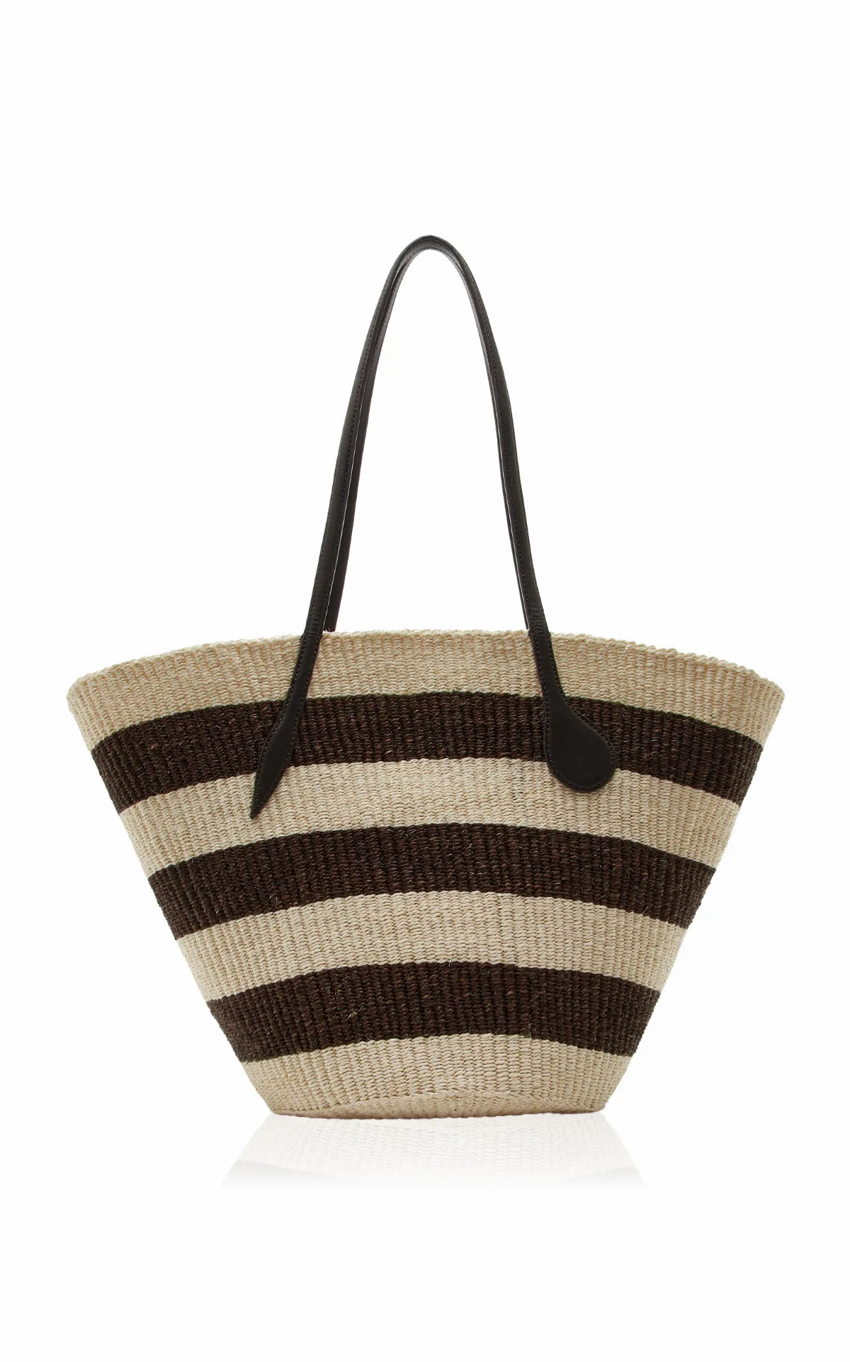 Sprout Large Straw Basket Tote by Liffner