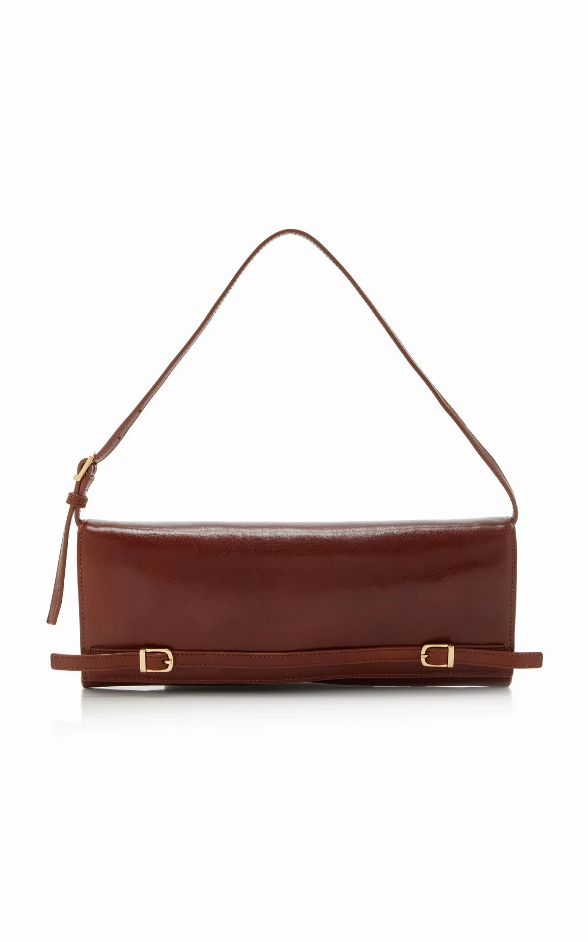 River East/West Leather Clutch by SIMKHAI