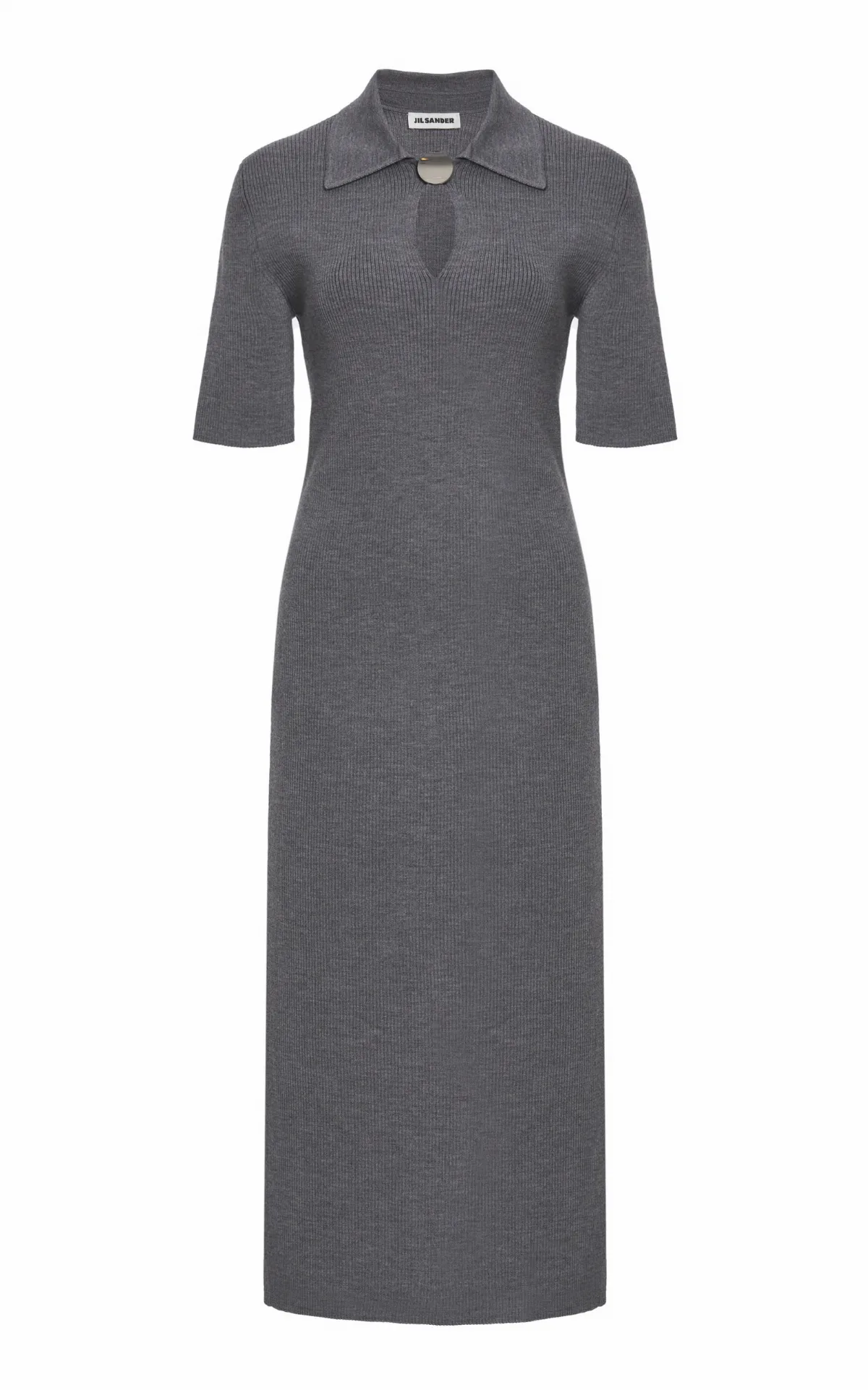 Virgin Wool Polo Dress by Jil Sander
