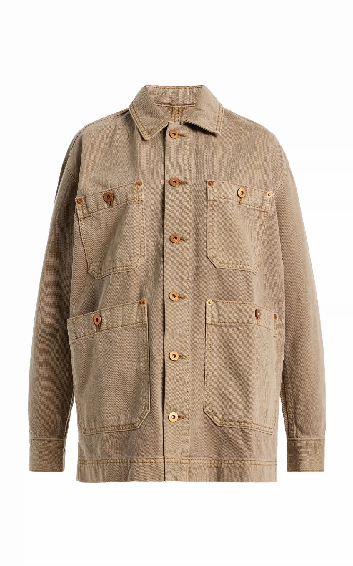 Oversized Denim Worker Jacket by SLVRLAKE
