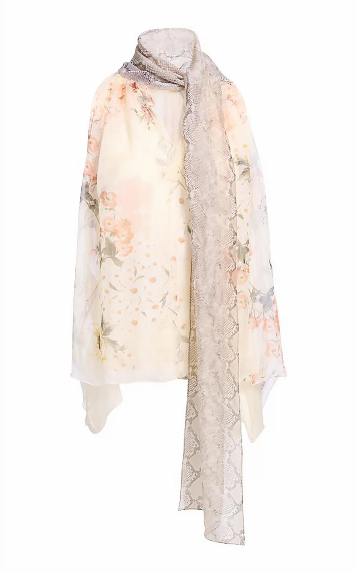 Print Chiffon Top by Elie Saab