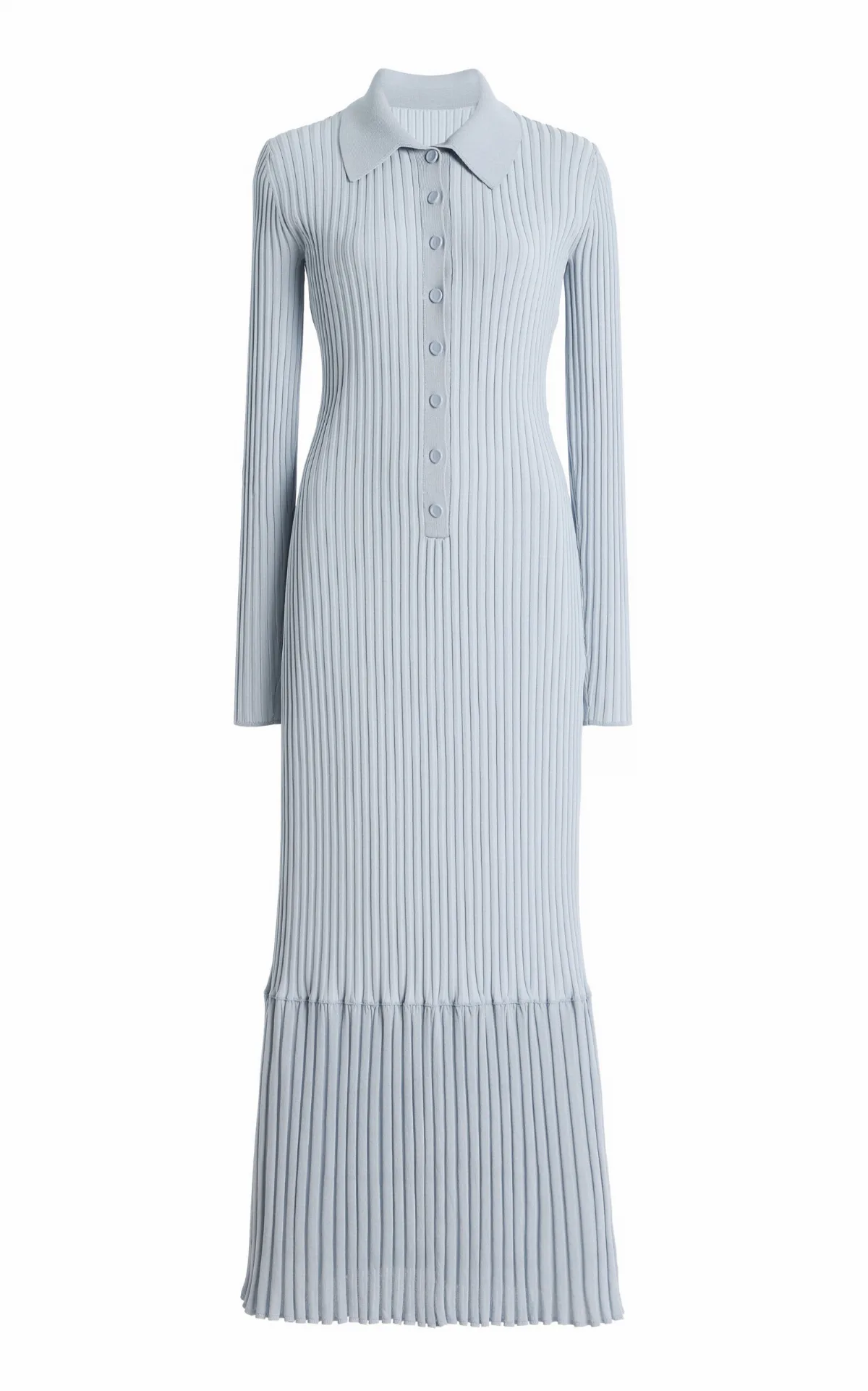 Luiza Ribbed-Knit Midi Dress
