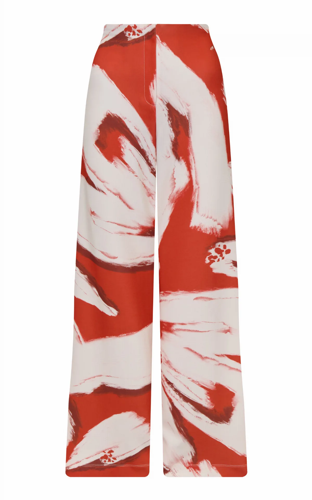 Te Veia Printed Wide-Leg Pants by Andres Otalora