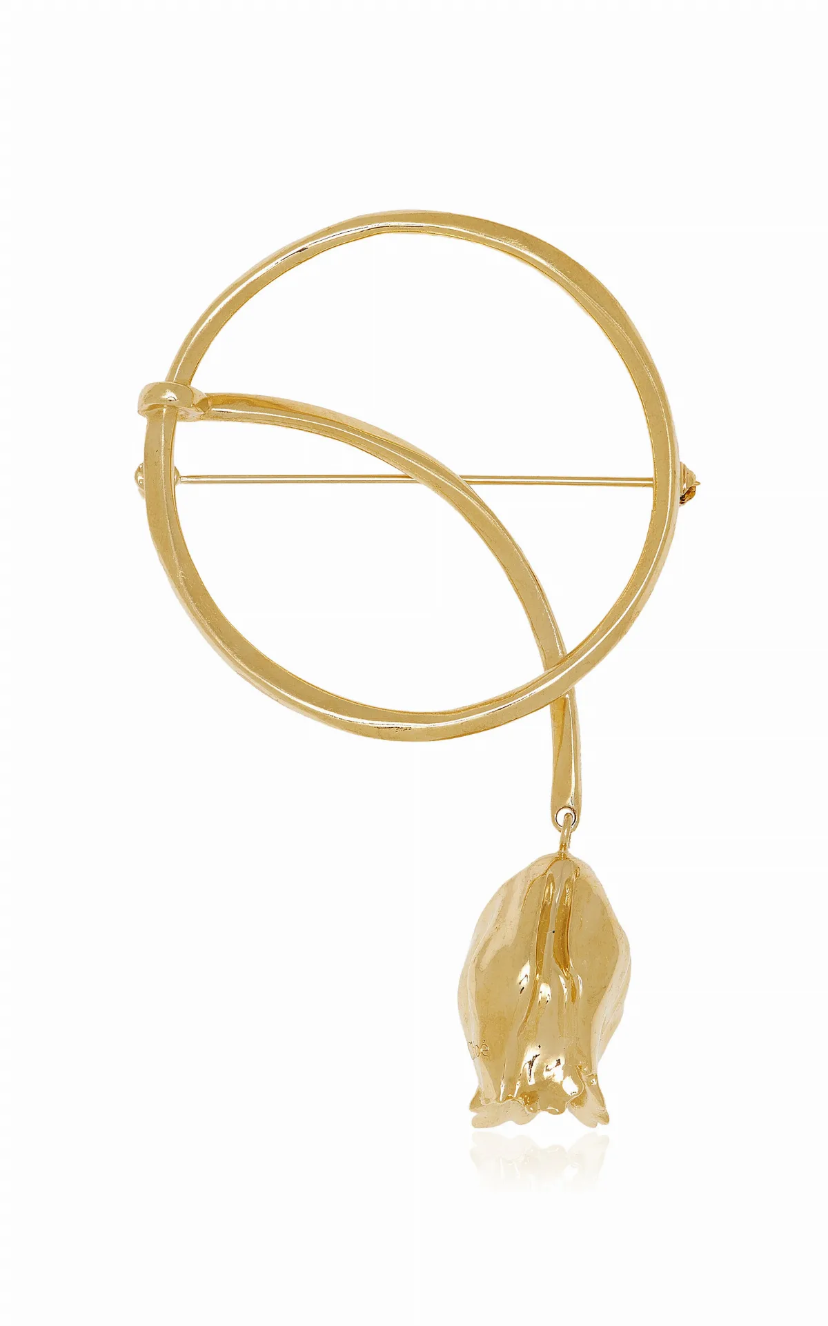 Bloomcraft Brass Brooch by Chloé