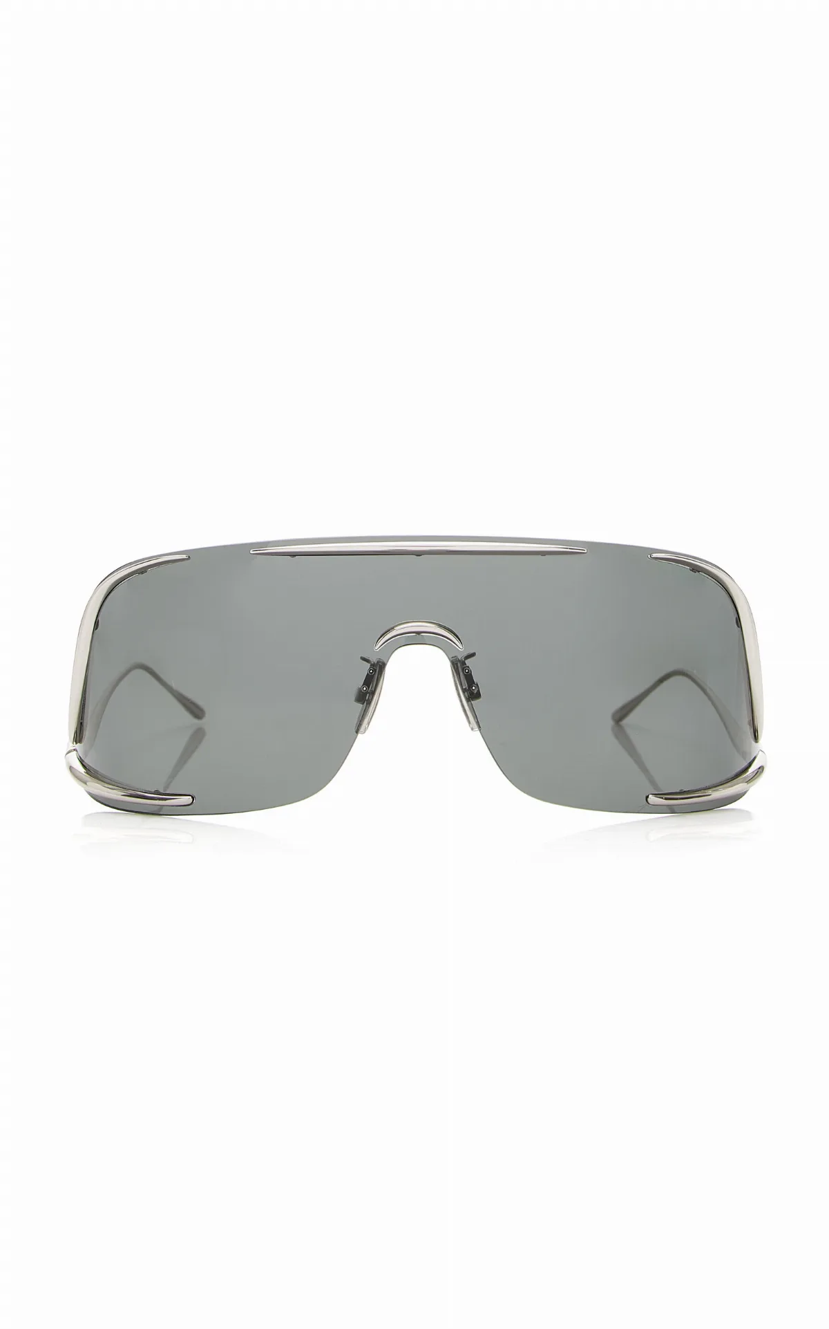 Shield Mask-Frame Metal Sunglasses by Loewe