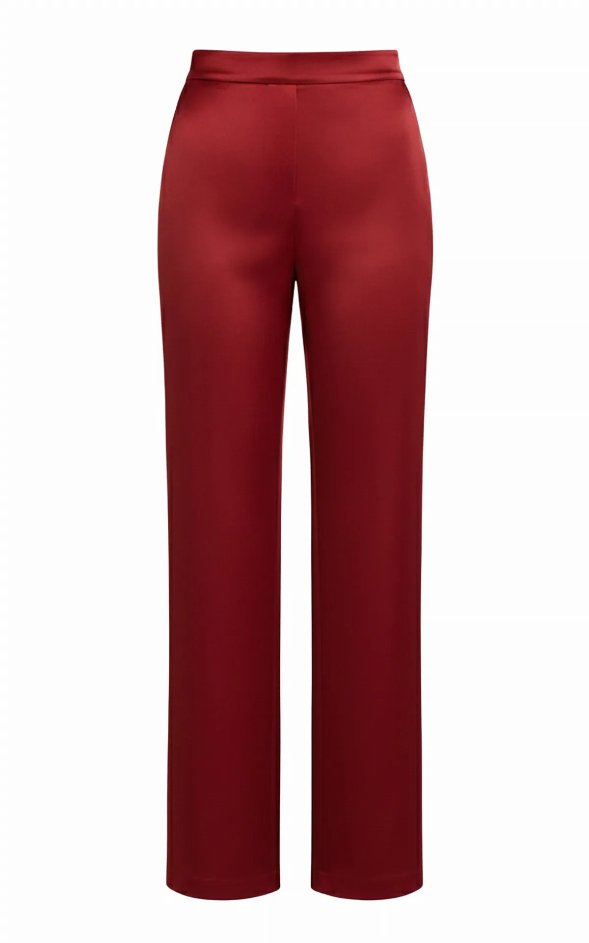 Mid-Rise Wide-Leg Trousers