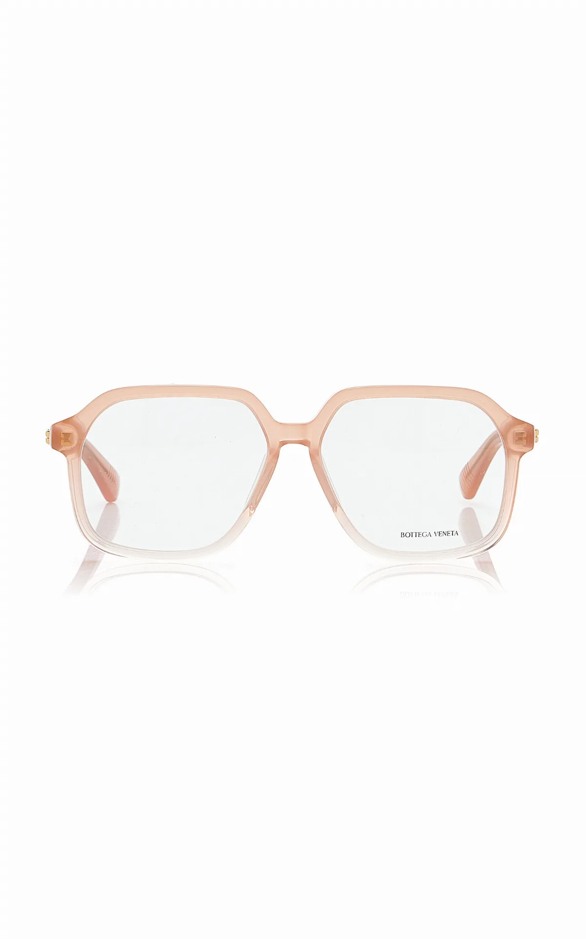 Square-Frame Acetate Glasses by Bottega Veneta