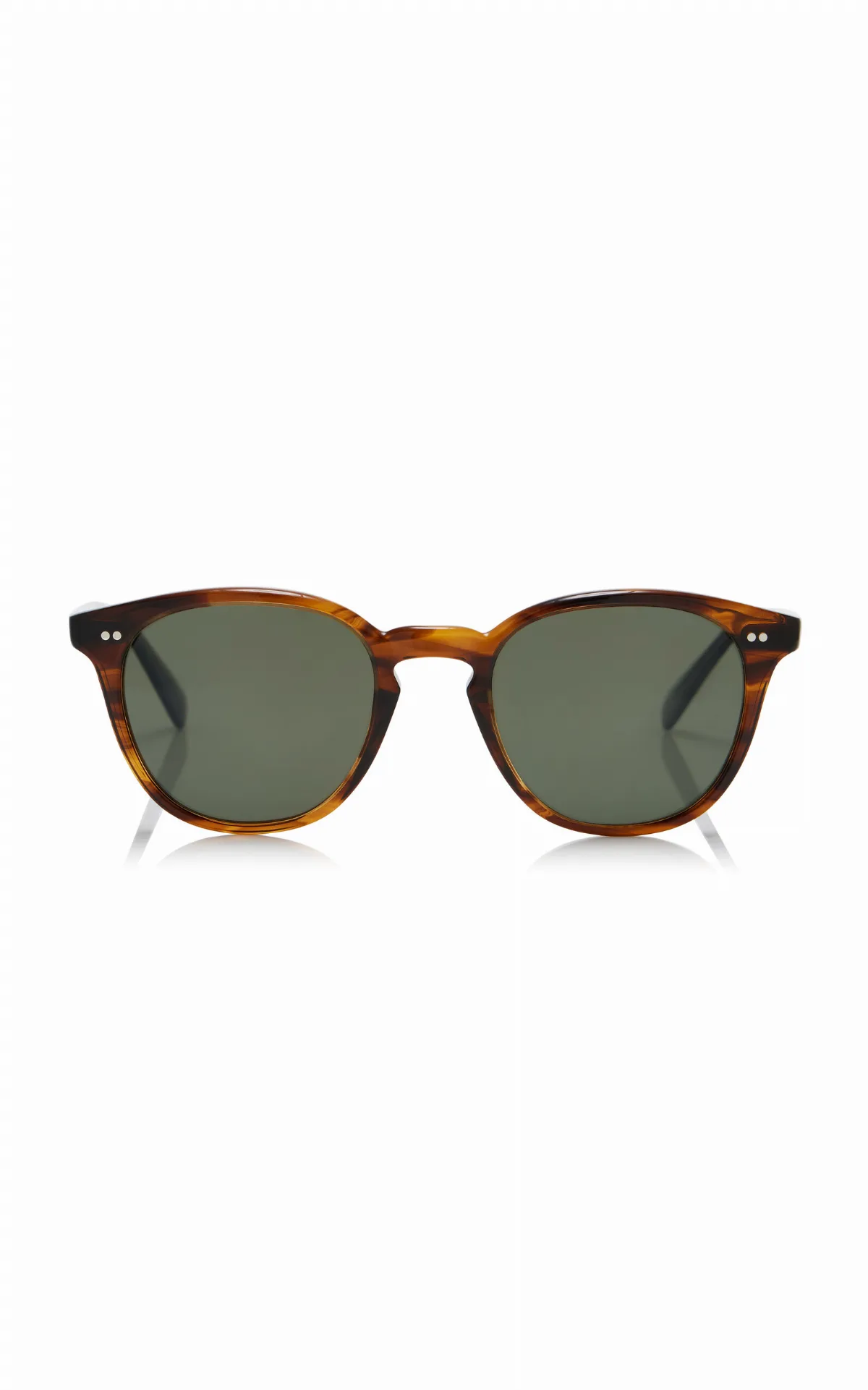 Desmon Round-Frame Acetate Sunglasses by Oliver Peoples
