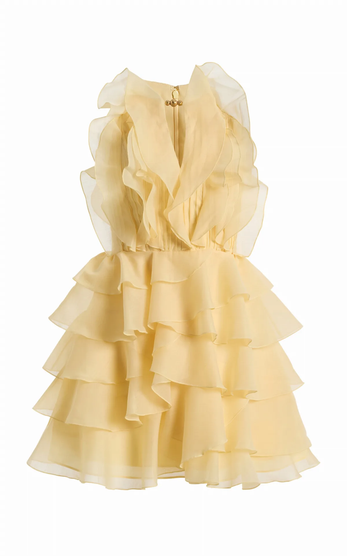 Cleo Ruffled Chiffon Mini Dress by Aje