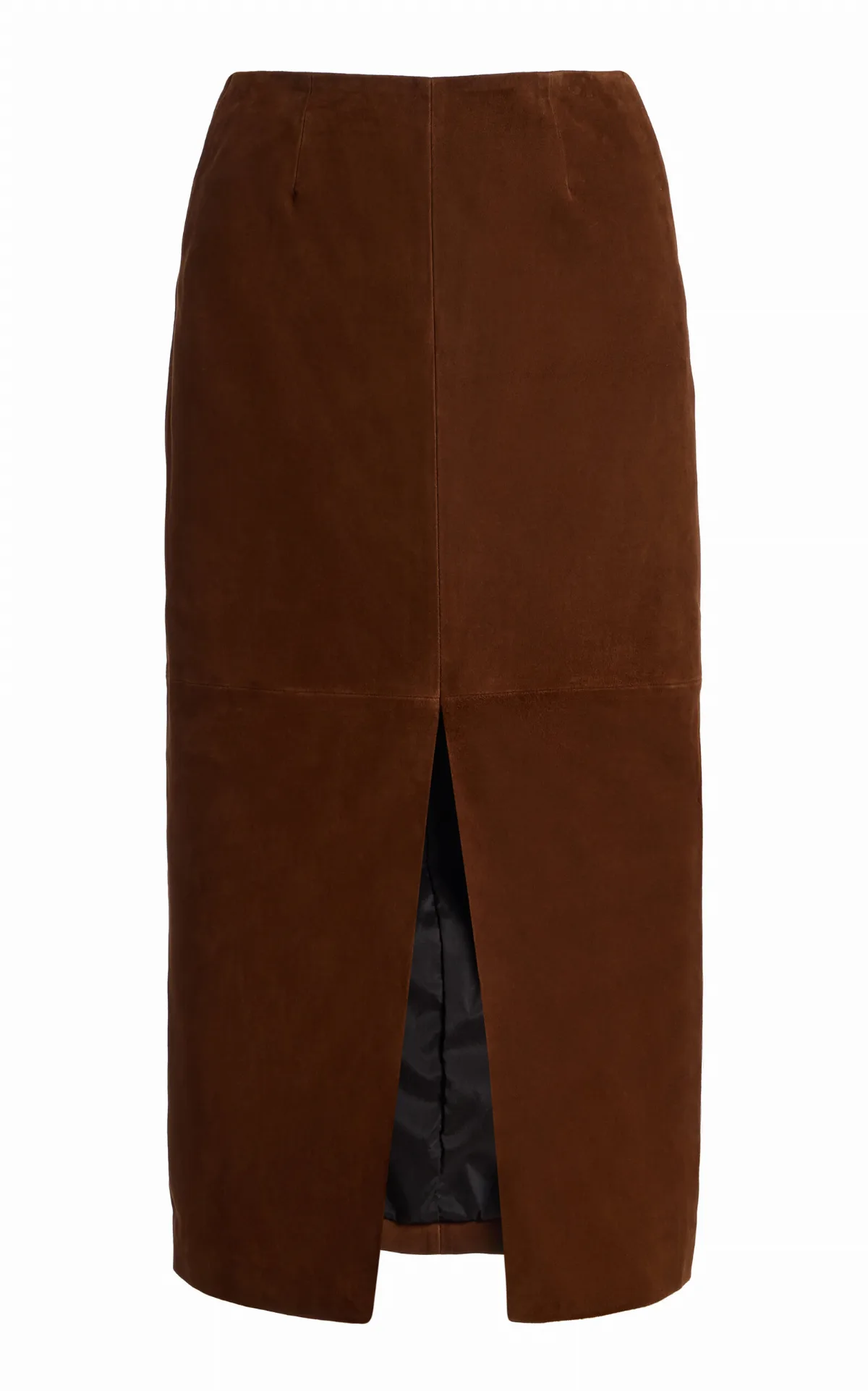 Pencil Suede Midi Skirt by ROTATE