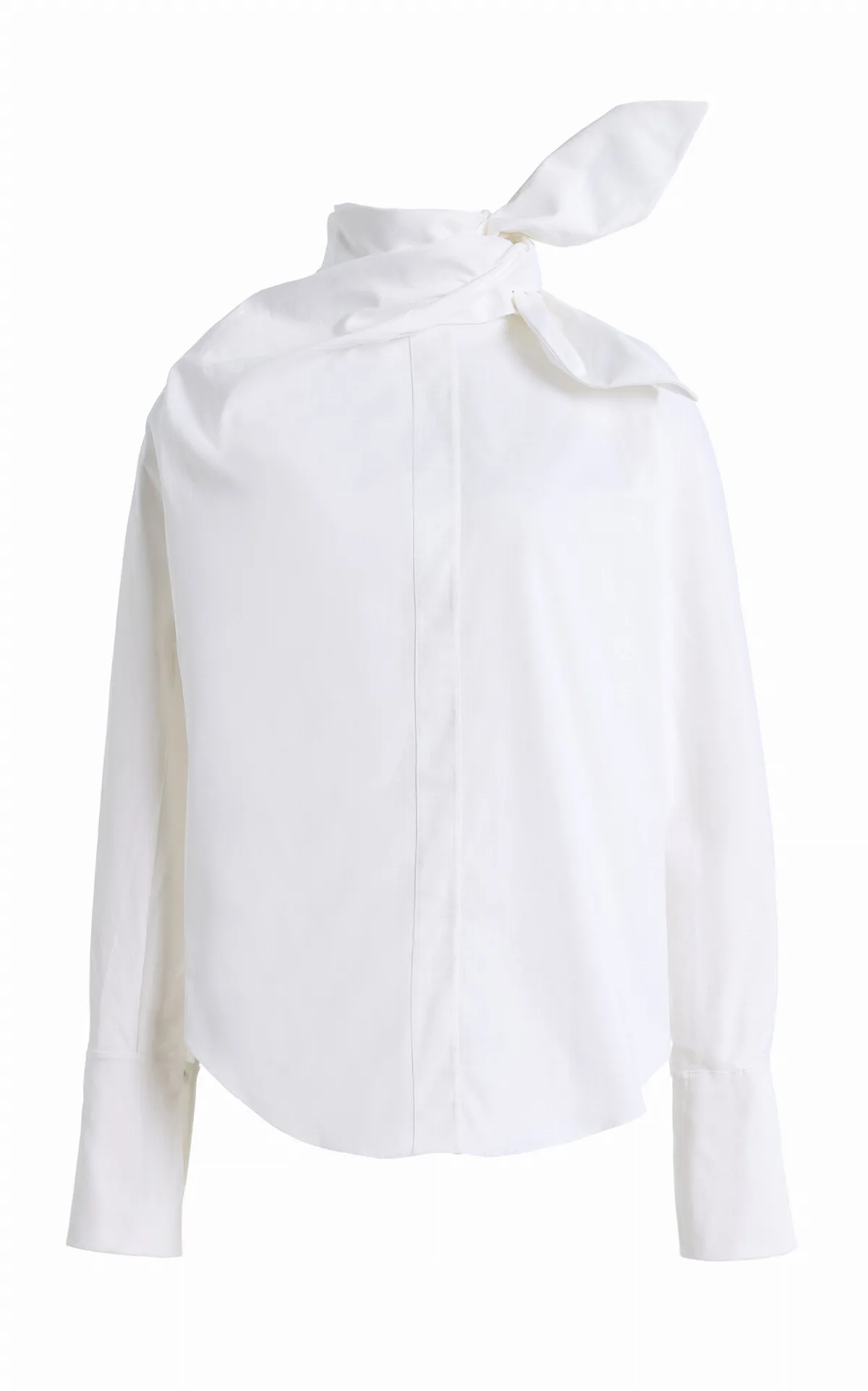 Tied Poplin Shirt by Harithand