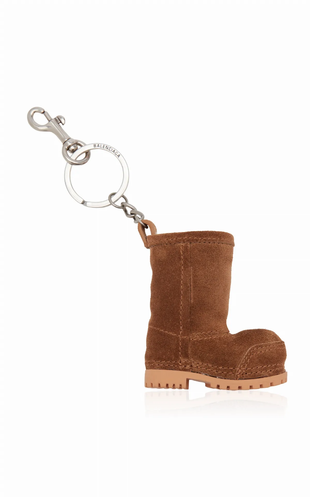 Mini Alaska Boot Suede Keyring by Balenciaga
