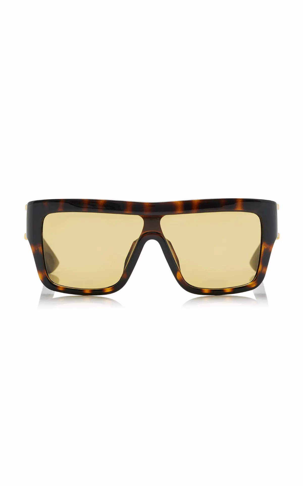Mask-Frame Acetate Sunglasses by Bottega Veneta