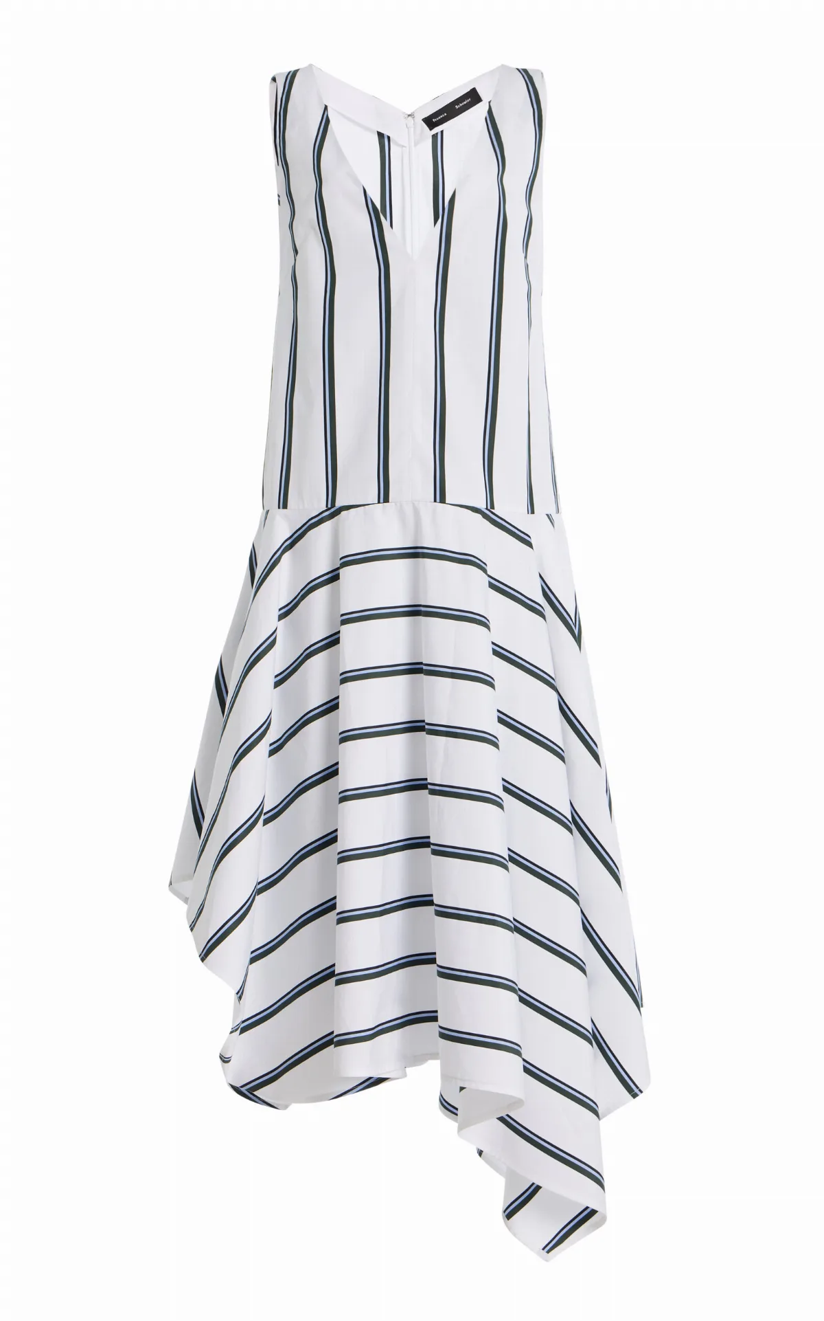 Beatriz Cotton-Silk Midi Dress by Proenza Schouler