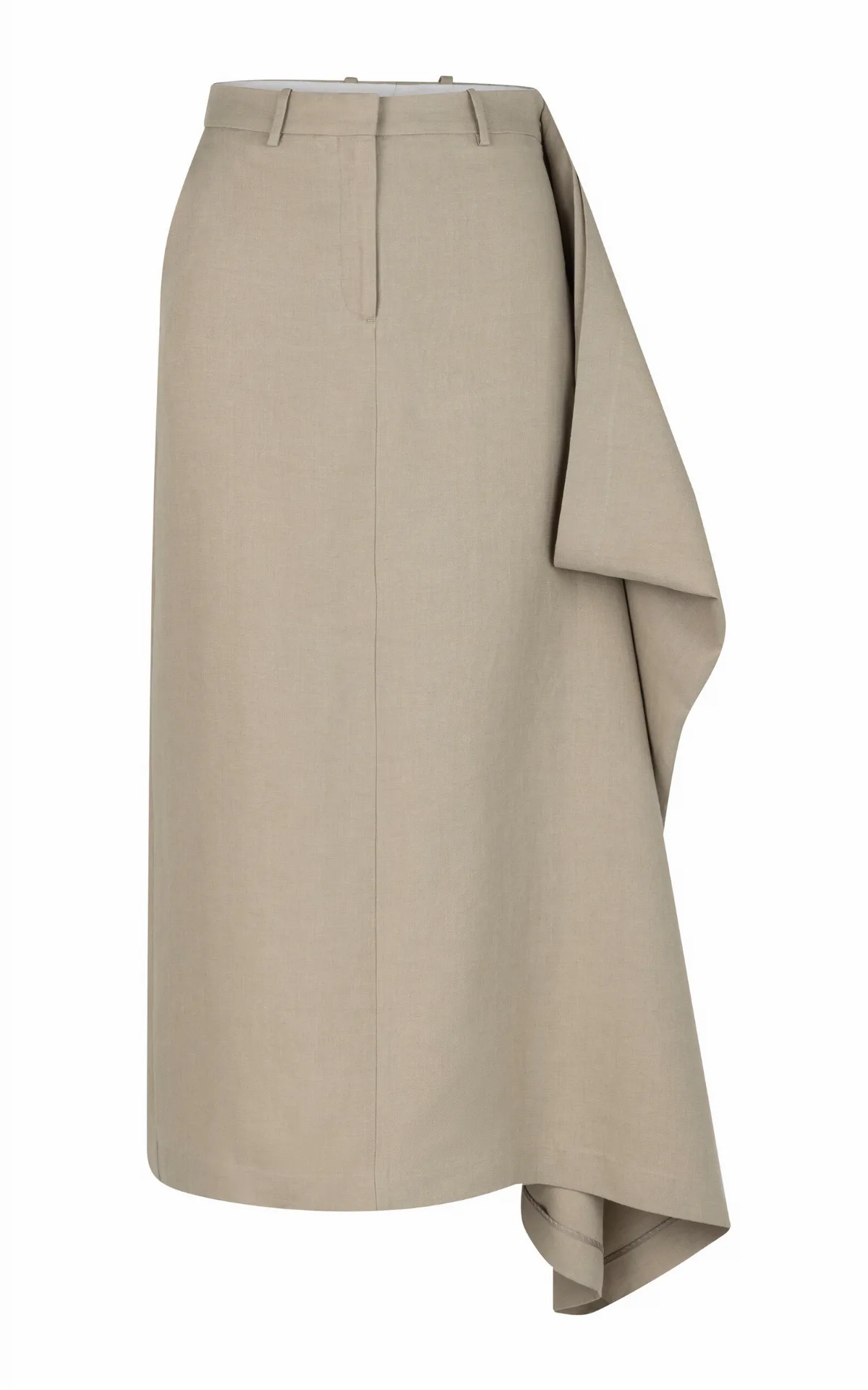Augusta Linen Midi Skirt by Heirlome