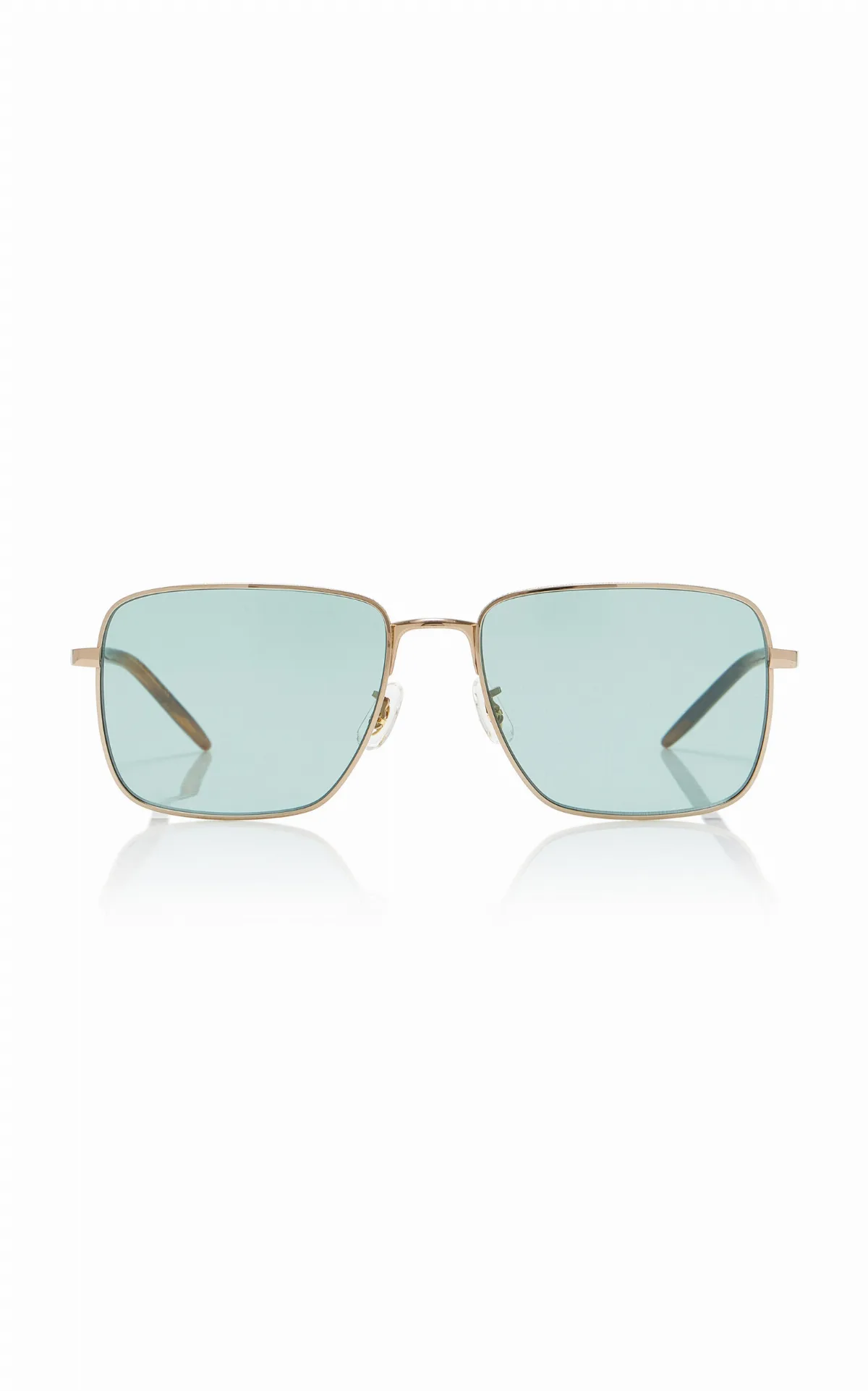 Welston Square-Frame Metal Sunglasses