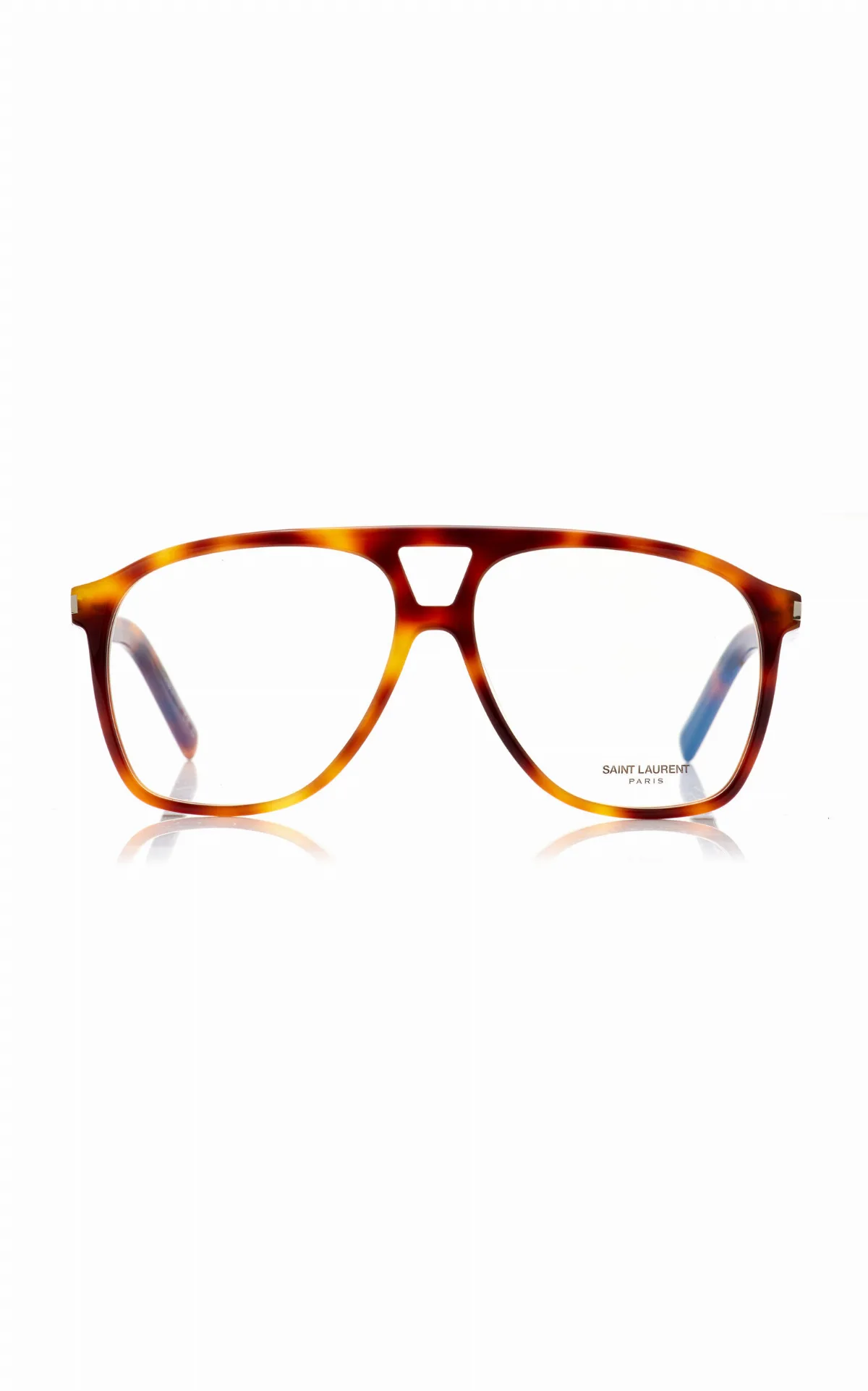 Aviator-Frame Acetate Glasses by Saint Laurent