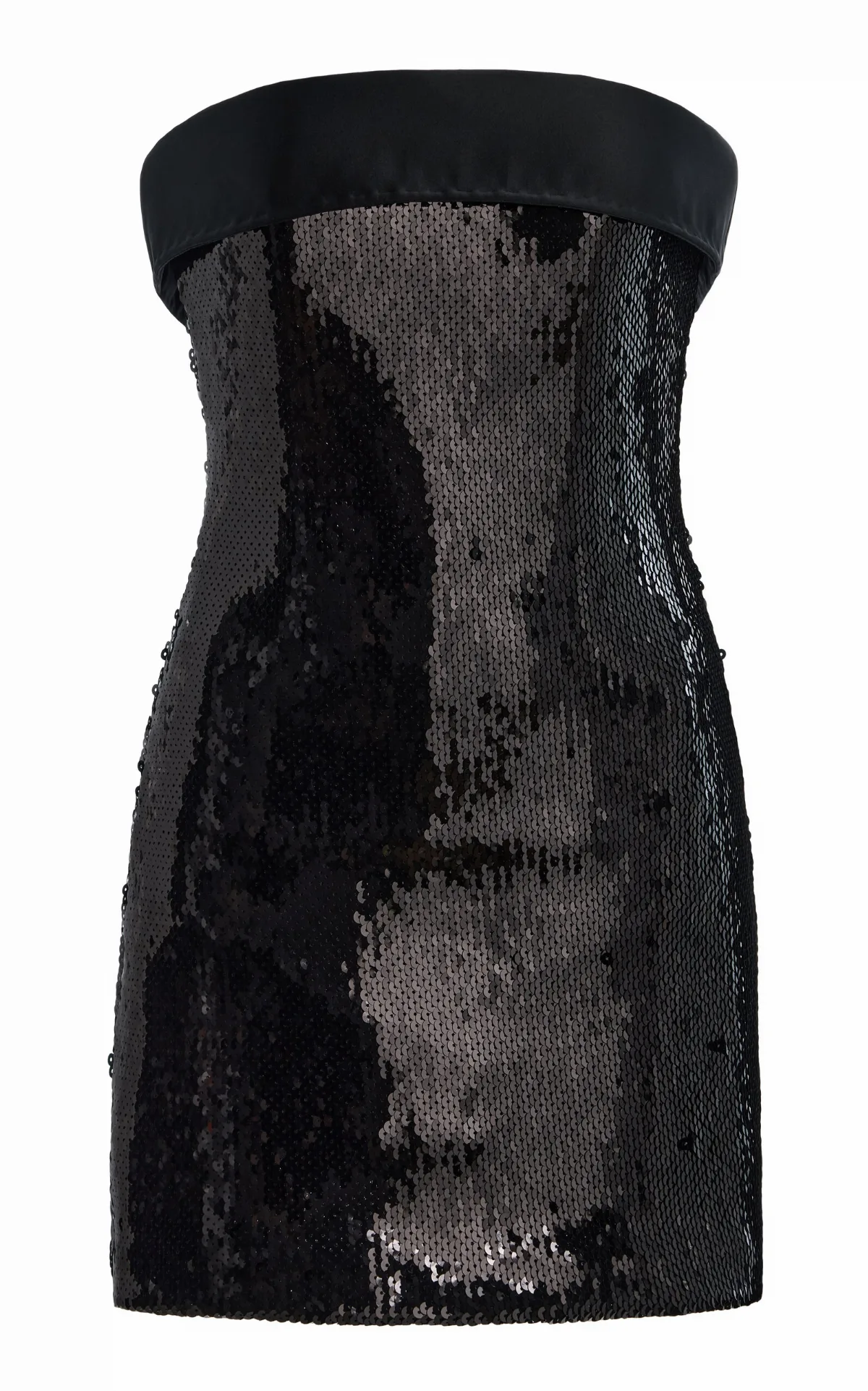 Strapless Sequined Mini Dress by Sergio Hudson