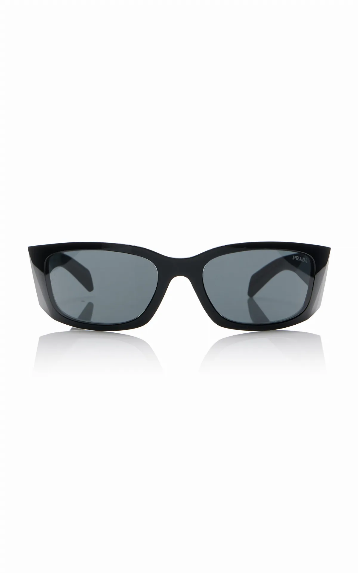 Symbole Mask-Frame Acetate Sunglasses by Prada