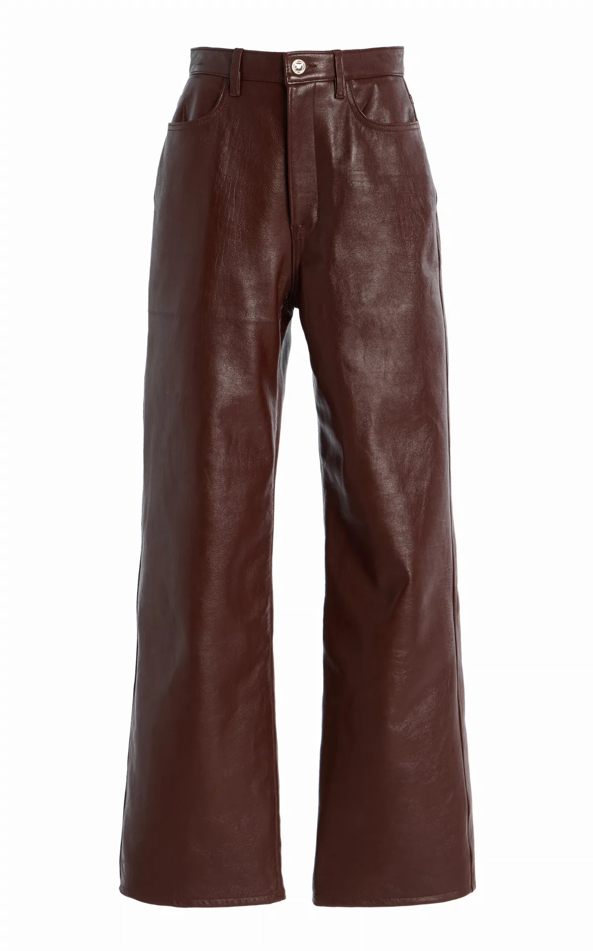 The Quinn High-Rise Leather Pants