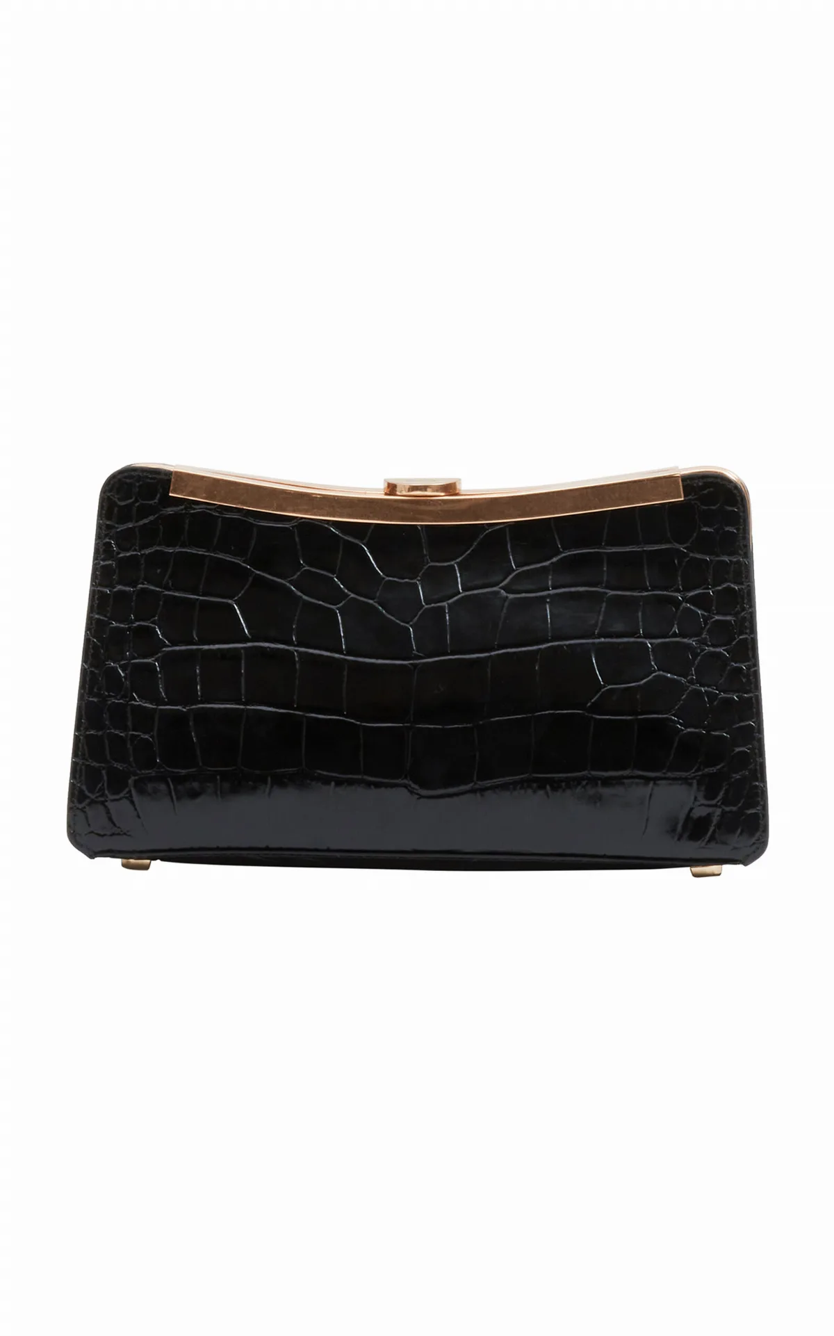 Solange Croc-Effect Leather Clutch by SIMKHAI