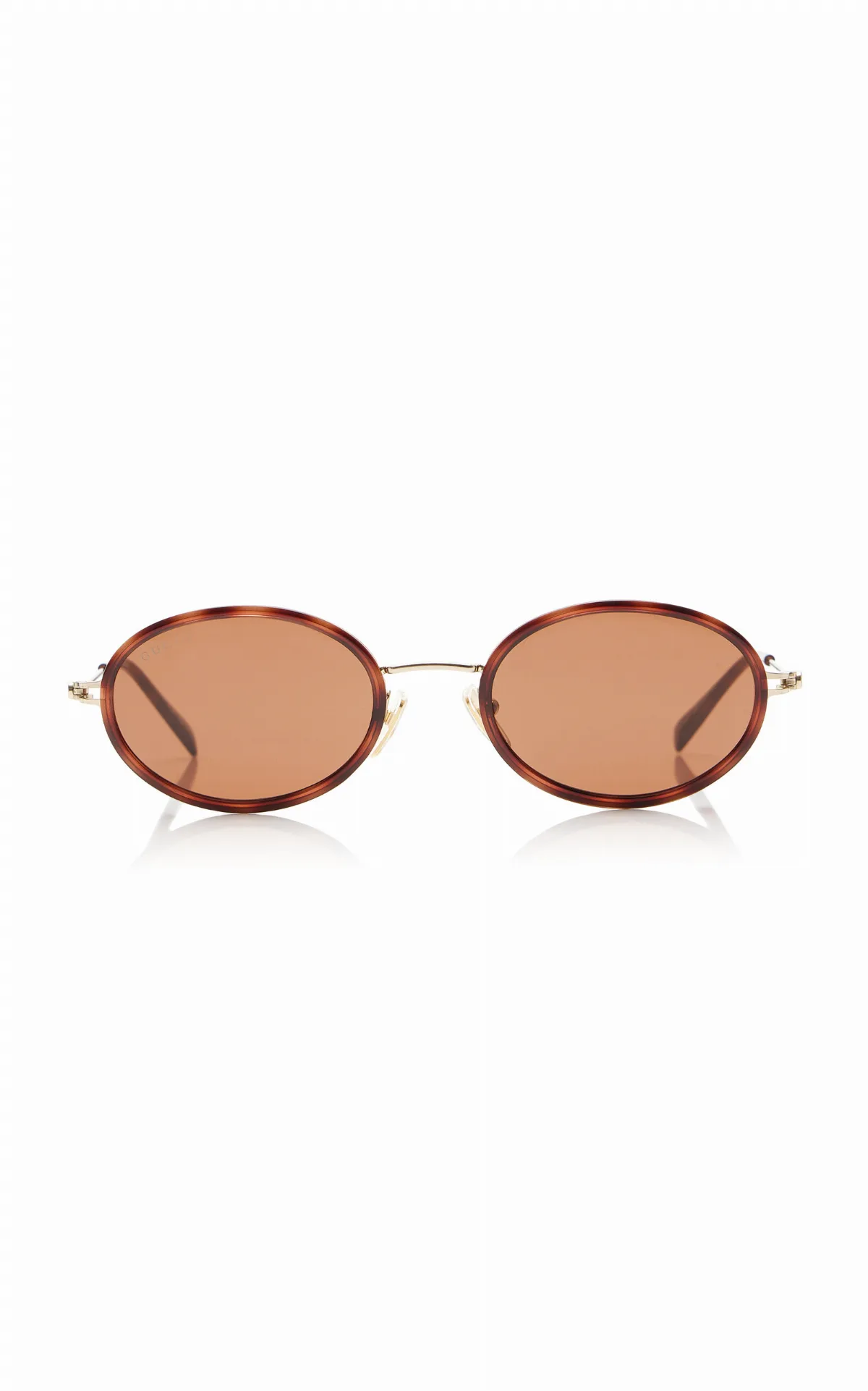 Oval-Frame Sunglasses by Gucci