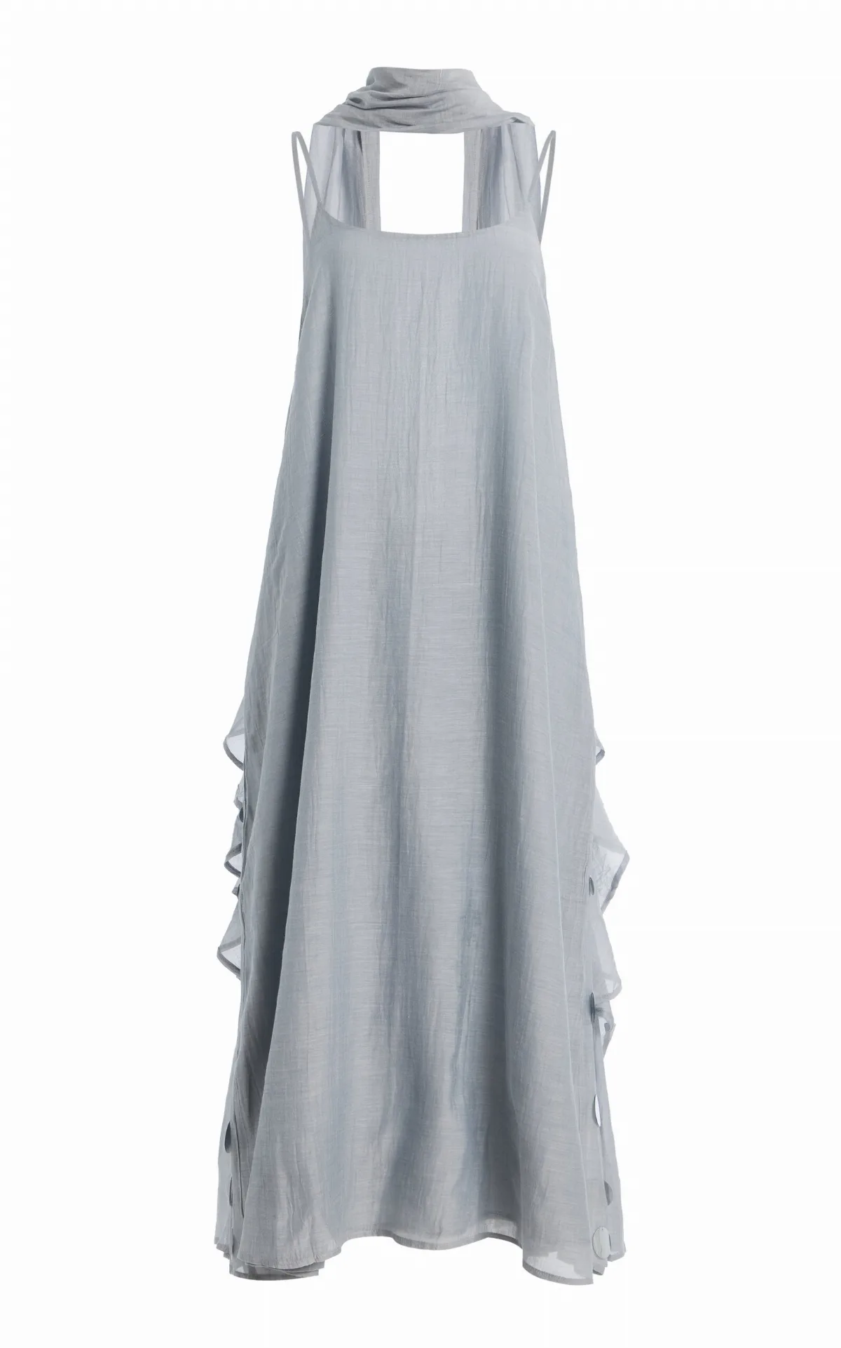 La Isla Sequined Cotton-Silk Chanderi Dress by Chan Luu