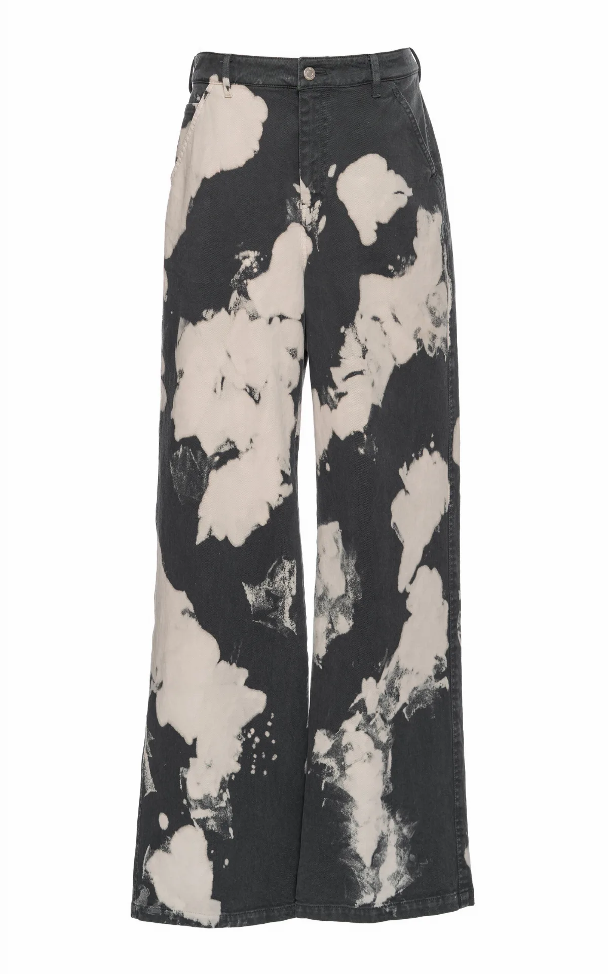 Low-Rise Stretch-Cotton Drill Wide-Leg Pants by DES_PHEMMES