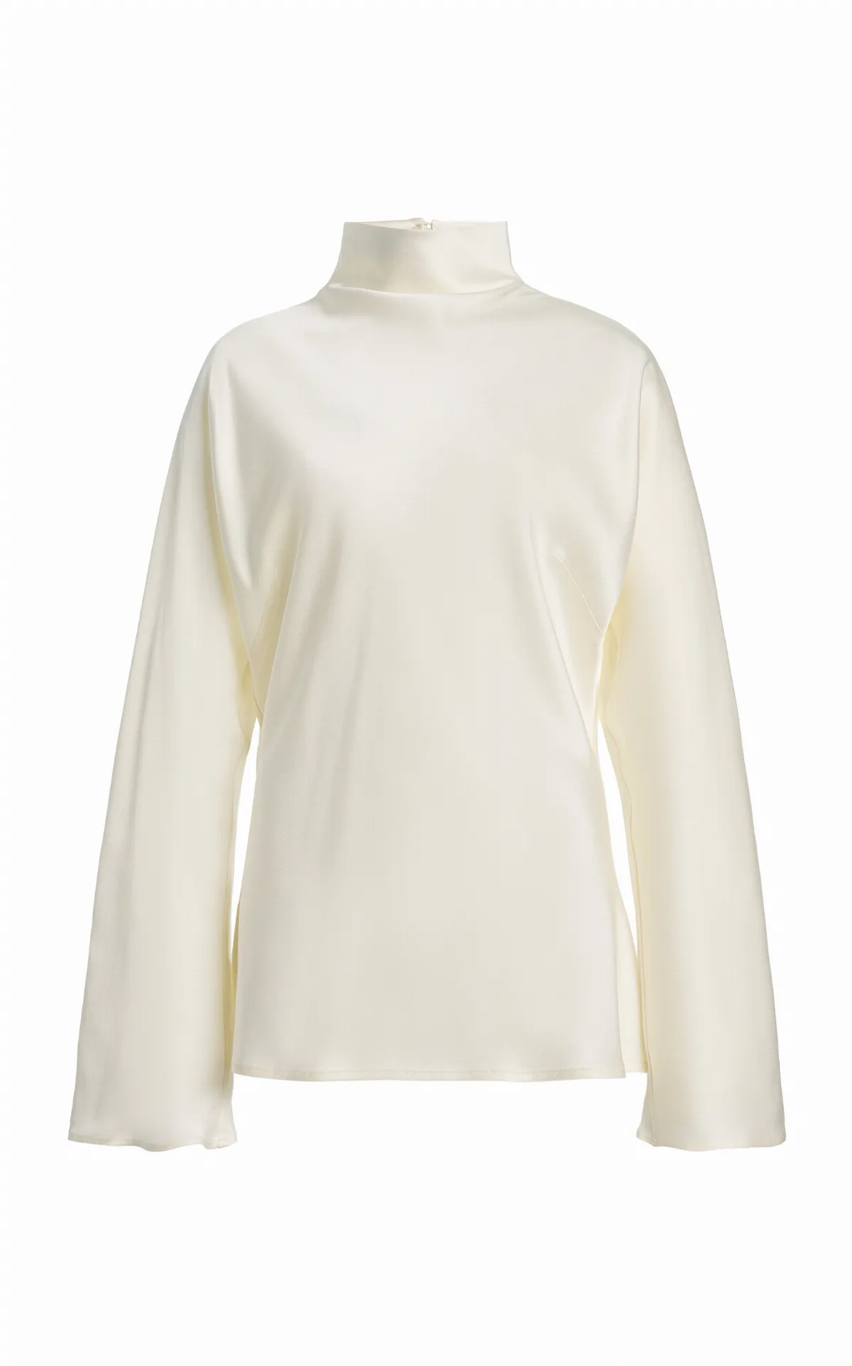 Minimal-Waisted Satin Top by Róhe