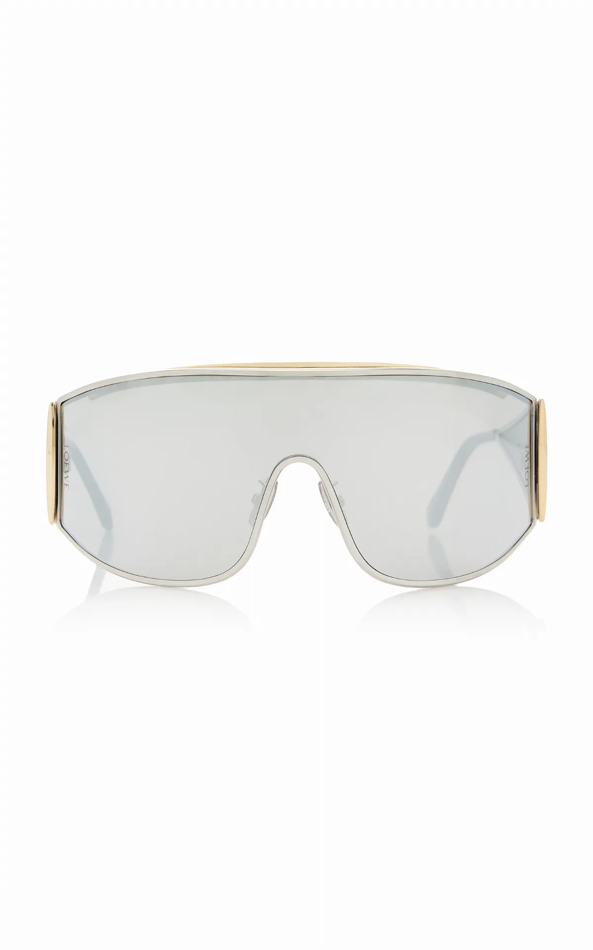 Signature Square-Frame Metal Sunglasses