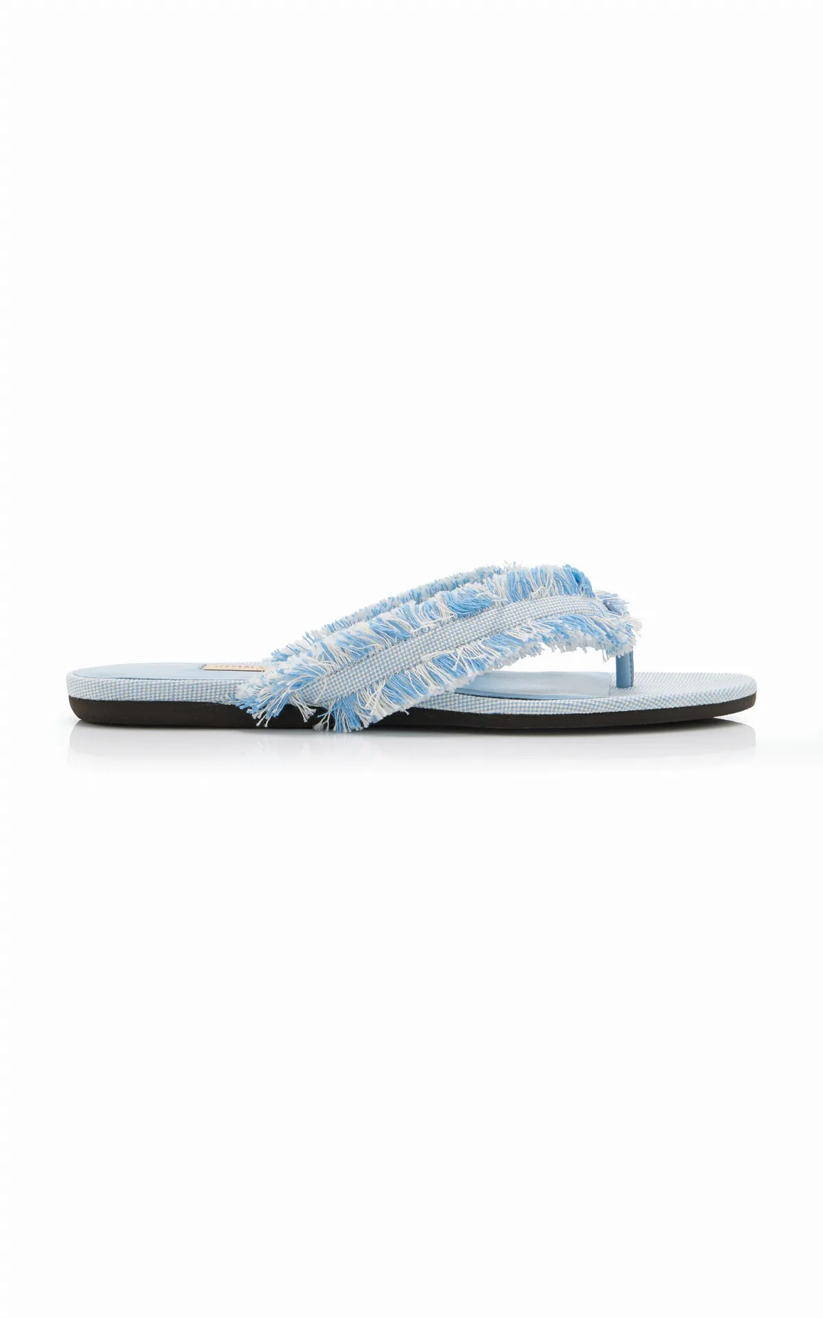Bay Frayed Canvas Sandals by Jimmy Choo
