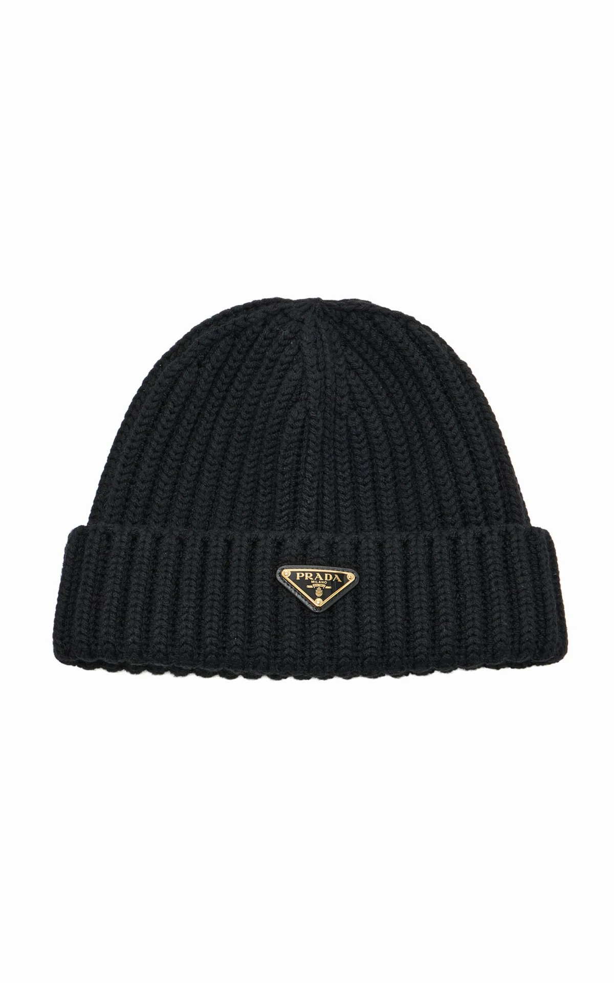Ribbed-Knit Beanie by Prada