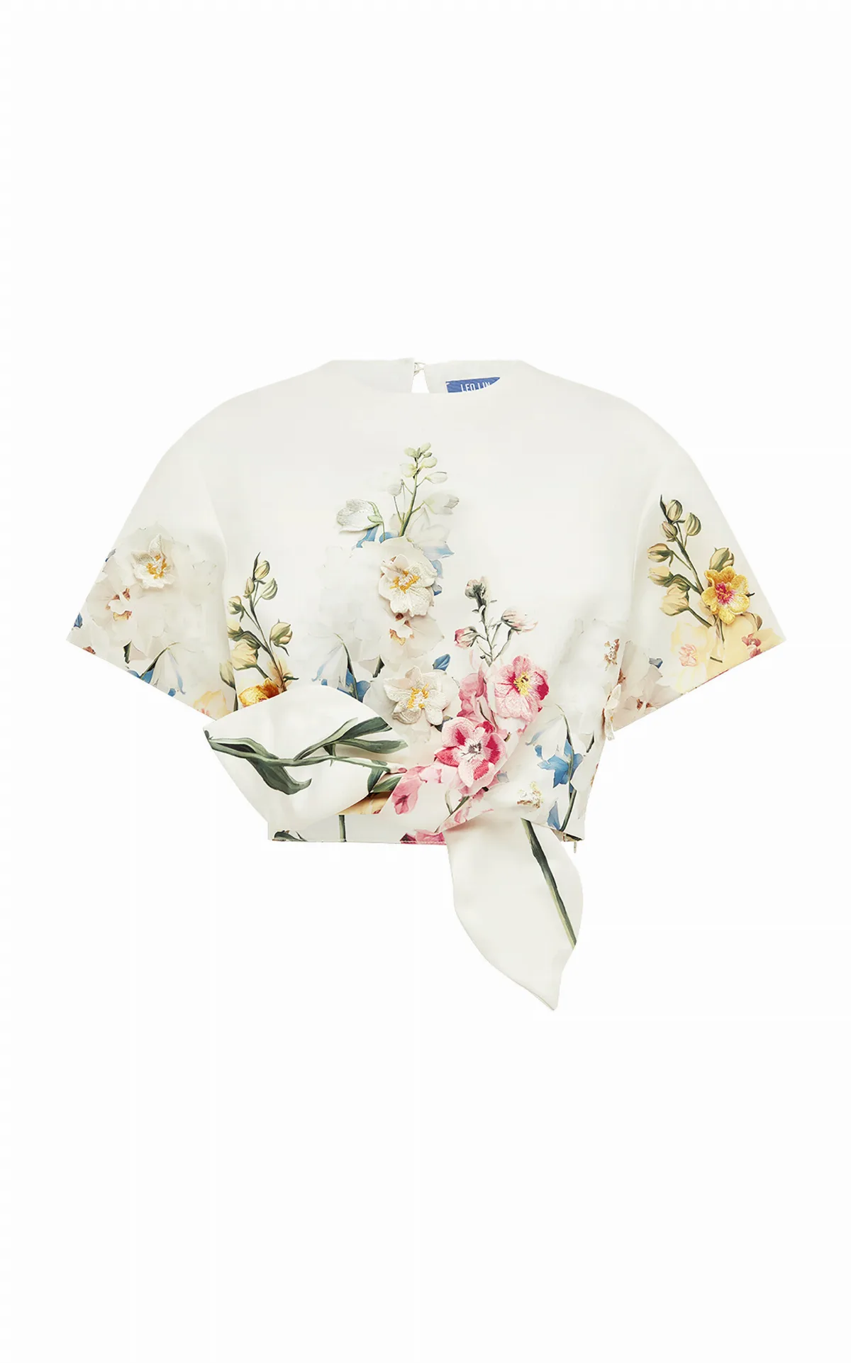 Riley Embroidered Crop Top by Leo Lin