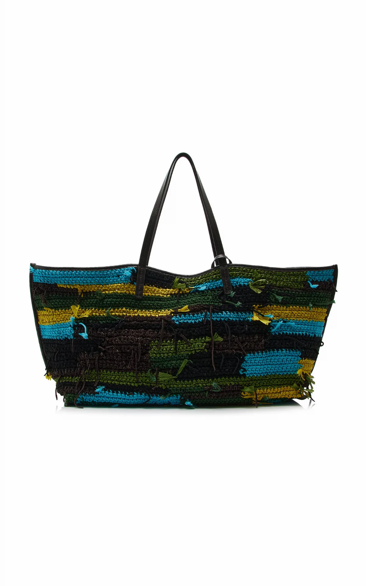 Christos Large Braided Tote Bag by STAUD