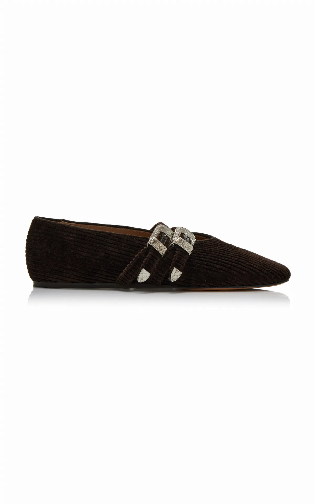 Claudia Corduroy Ballet Flats by Le Monde Beryl