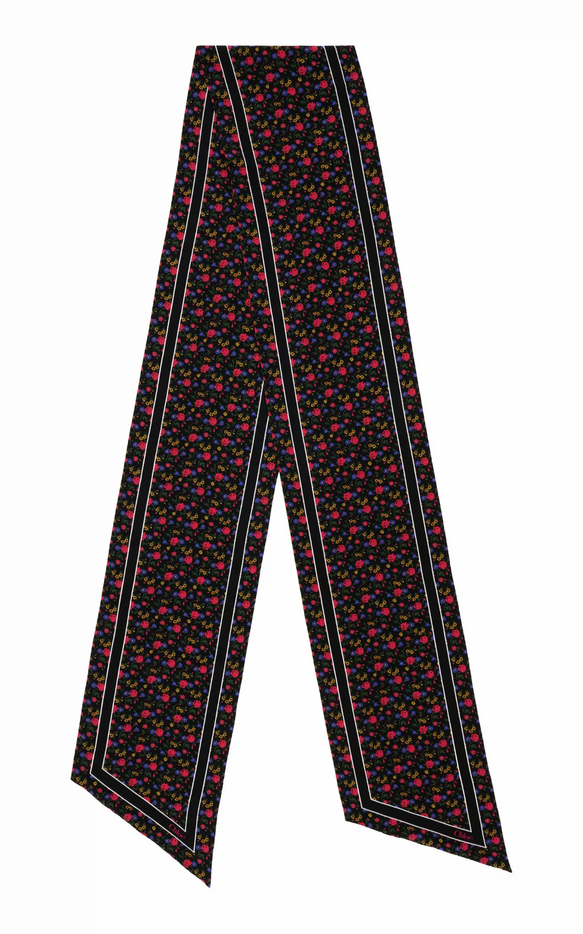 Floral-Print Cotton Scarf by Chloé
